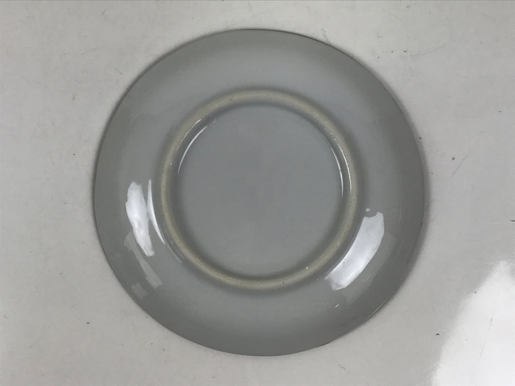 Japanese Porcelain Small Plate Kozara Vtg Sara Morning Glory Asagao Blue Y357