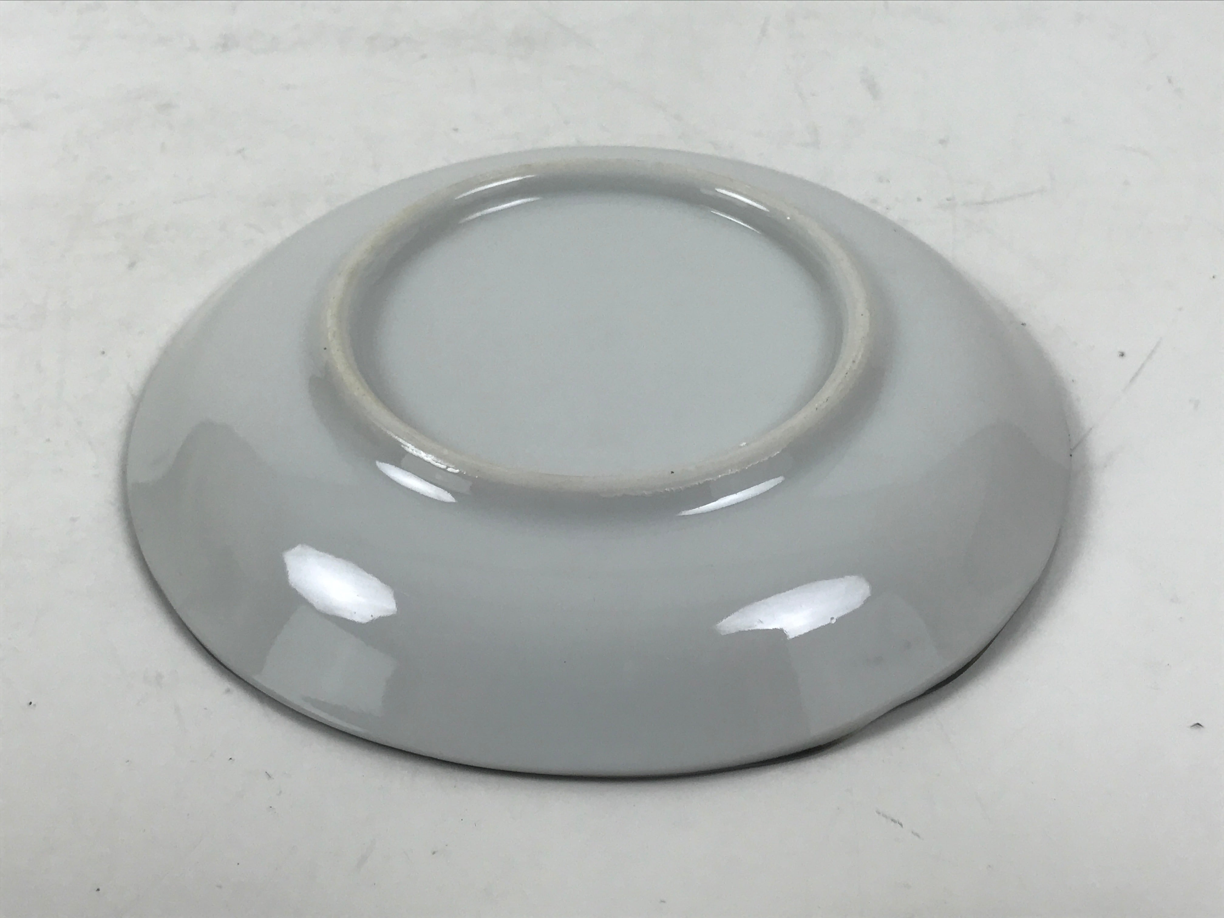 Japanese Porcelain Small Plate Kozara Vtg Sara Morning Glory Asagao Blue Y357