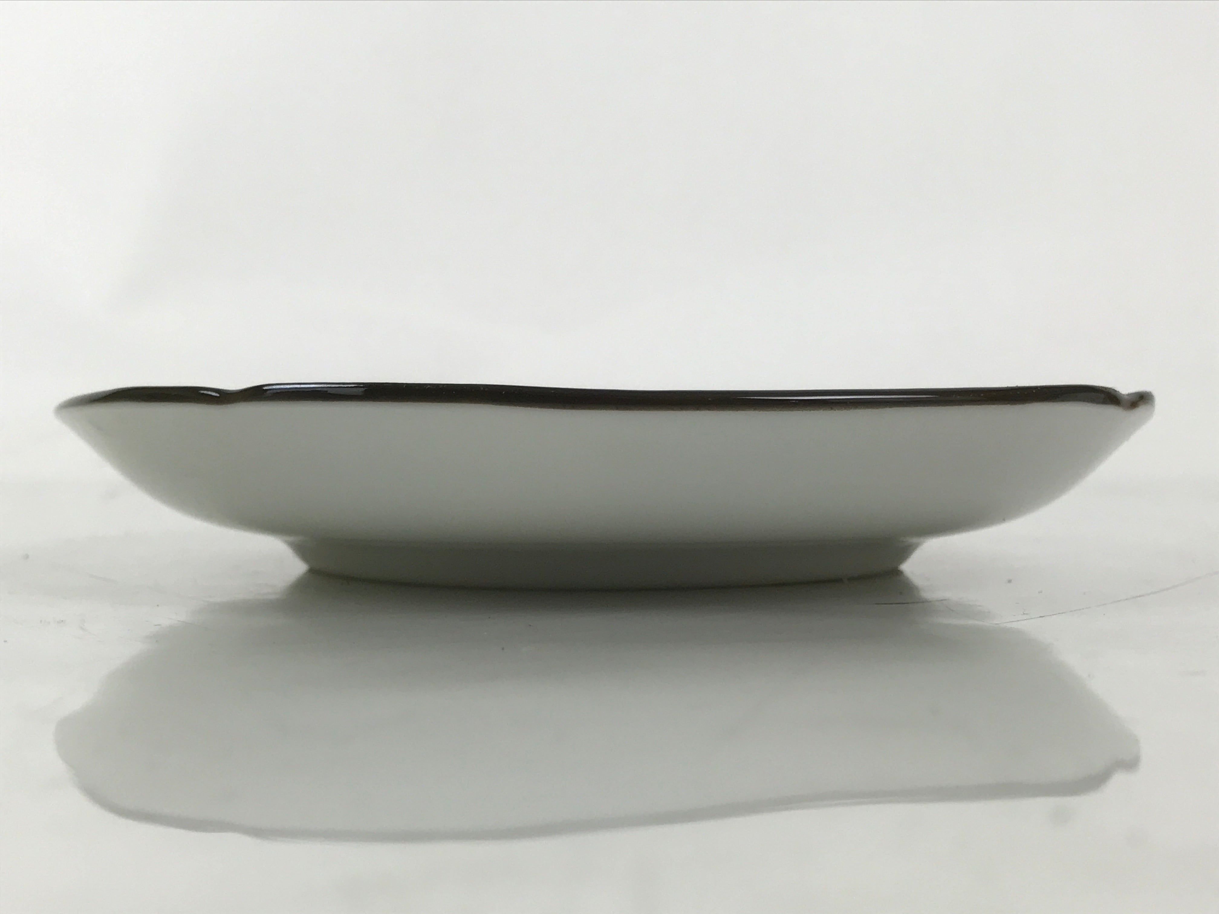 Japanese Porcelain Small Plate Kozara Vtg Sara Morning Glory Asagao Blue Y357