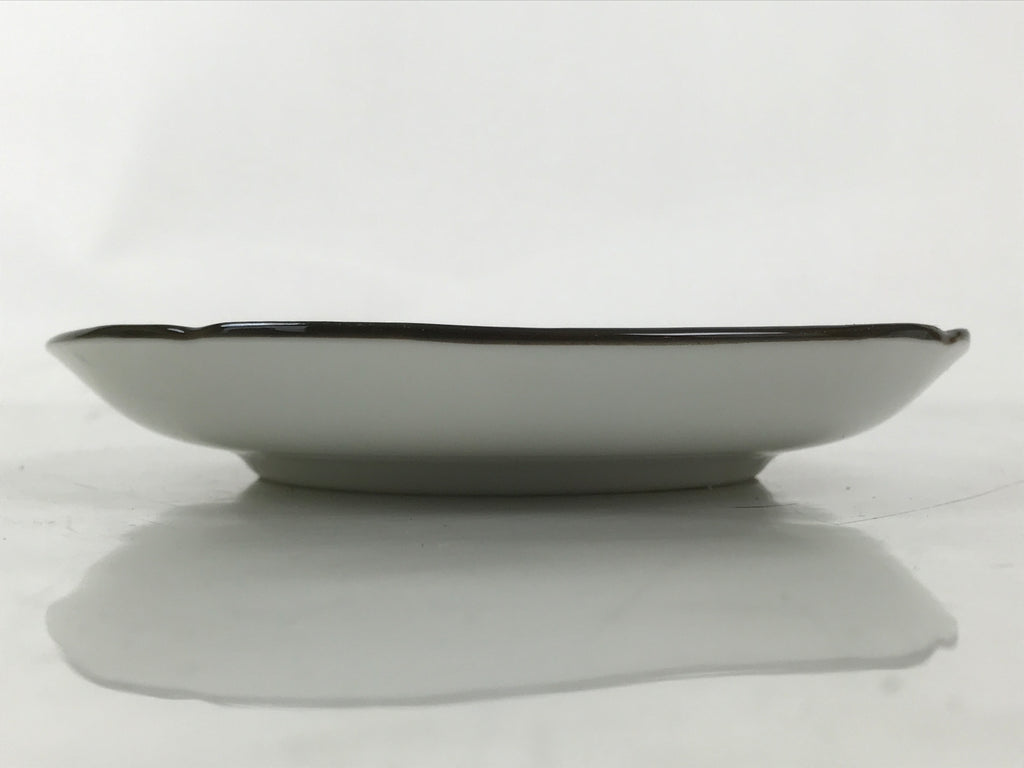 Japanese Porcelain Small Plate Kozara Vtg Sara Morning Glory Asagao Blue Y357