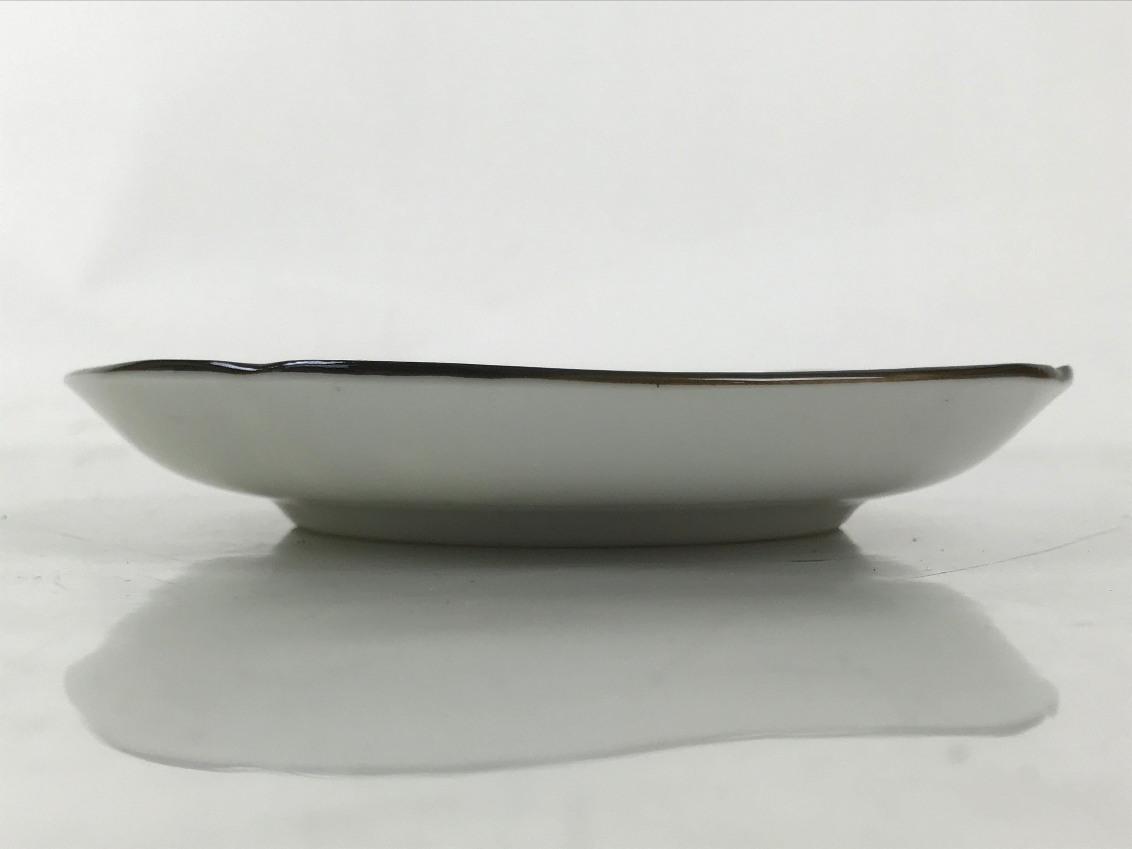 Japanese Porcelain Small Plate Kozara Vtg Sara Morning Glory Asagao Blue Y357