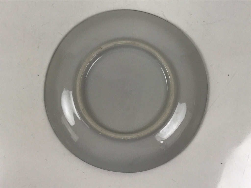 Japanese Porcelain Small Plate Kozara Vtg Sara Morning Glory Asagao Blue Y358