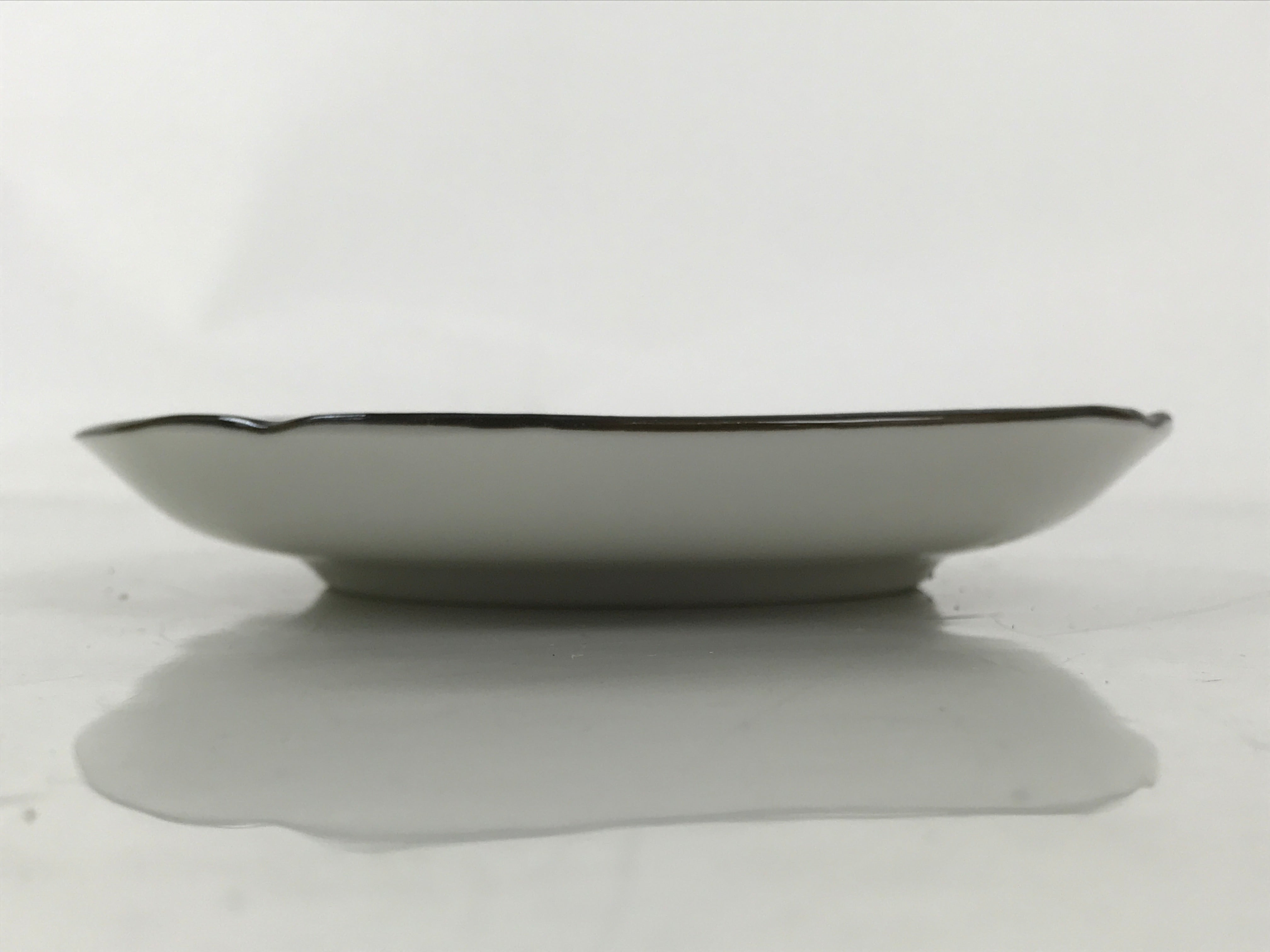 Japanese Porcelain Small Plate Kozara Vtg Sara Morning Glory Asagao Blue Y358