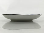 Japanese Porcelain Small Plate Kozara Vtg Sara Morning Glory Asagao Blue Y358