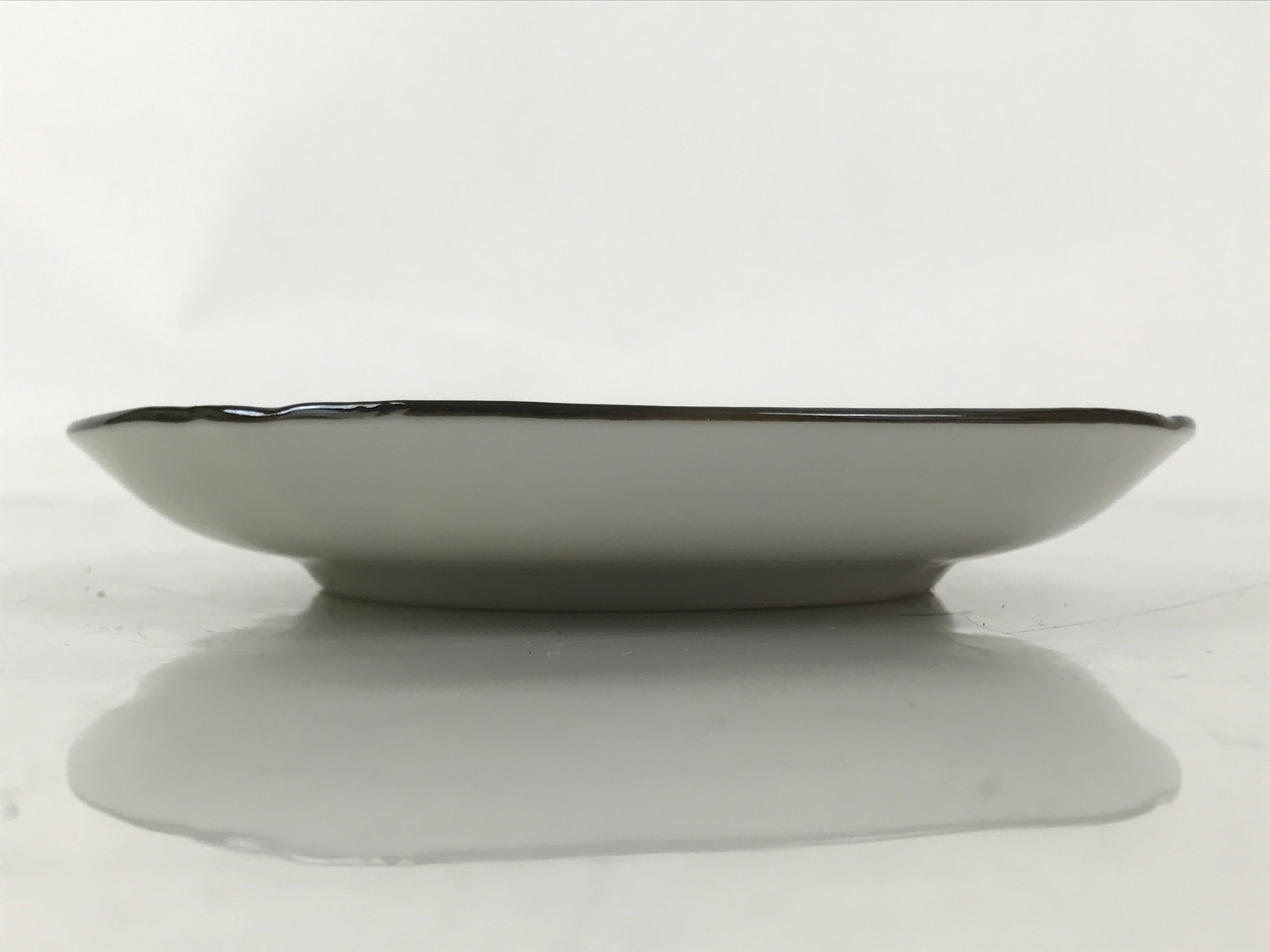 Japanese Porcelain Small Plate Kozara Vtg Sara Morning Glory Asagao Blue Y358