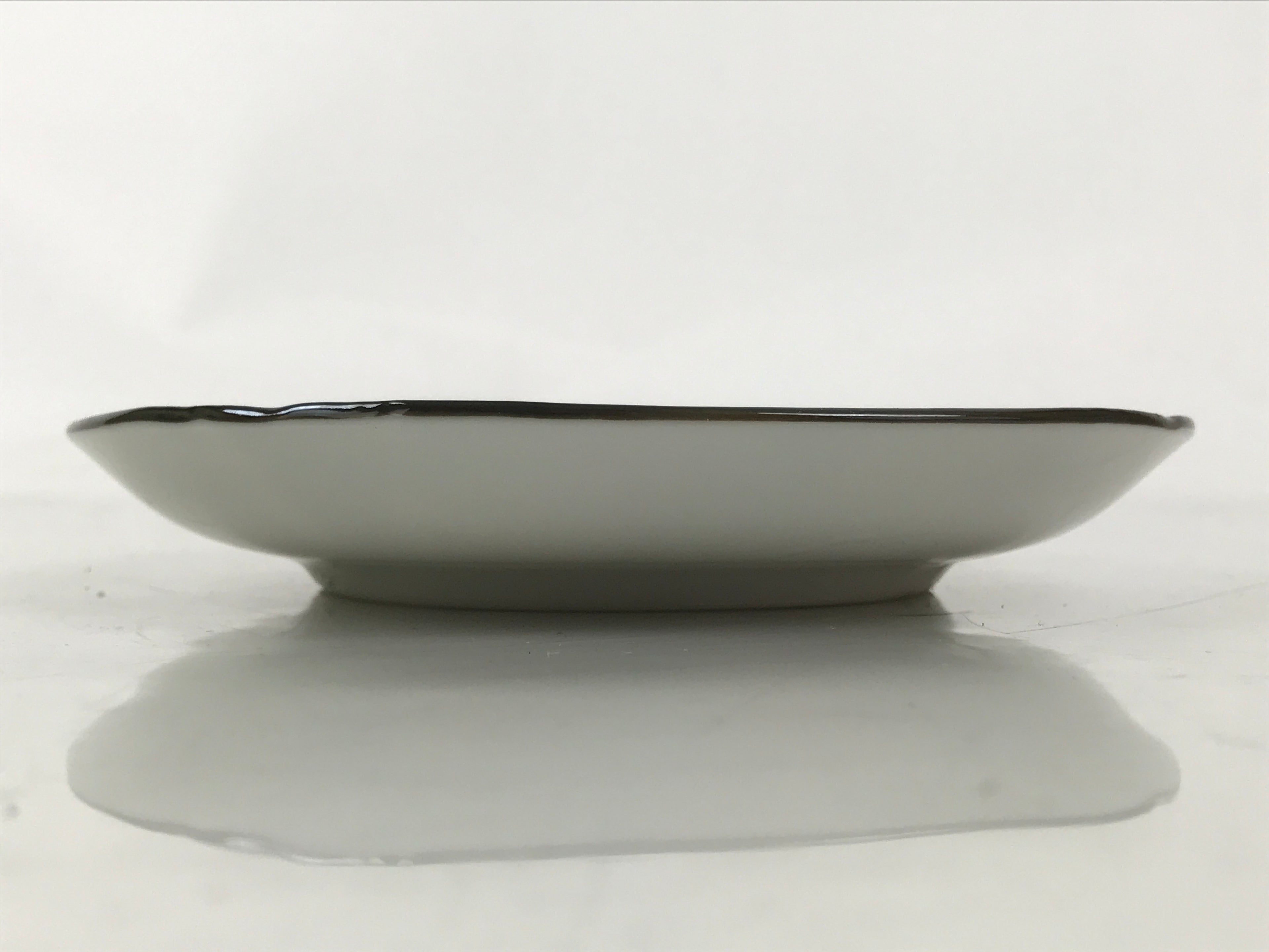 Japanese Porcelain Small Plate Kozara Vtg Sara Morning Glory Asagao Blue Y358