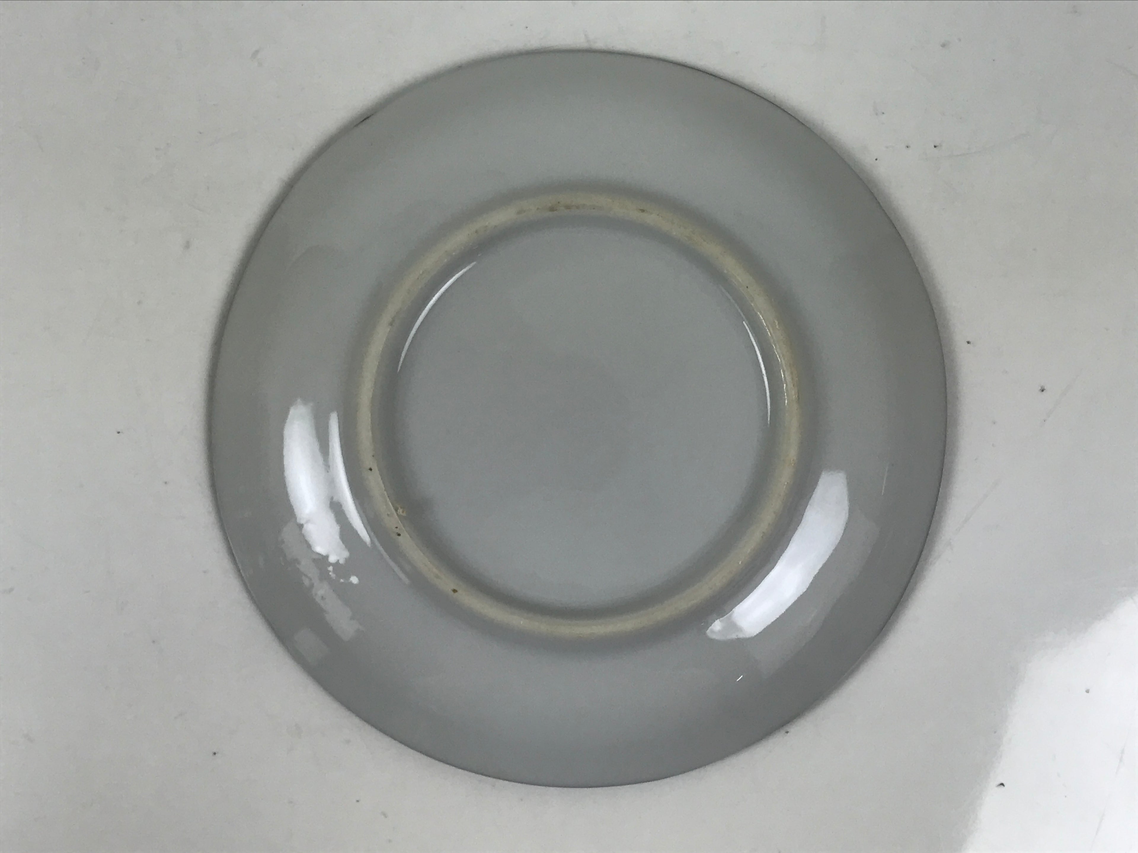 Japanese Porcelain Small Plate Kozara Vtg Sara Morning Glory Asagao Blue Y359