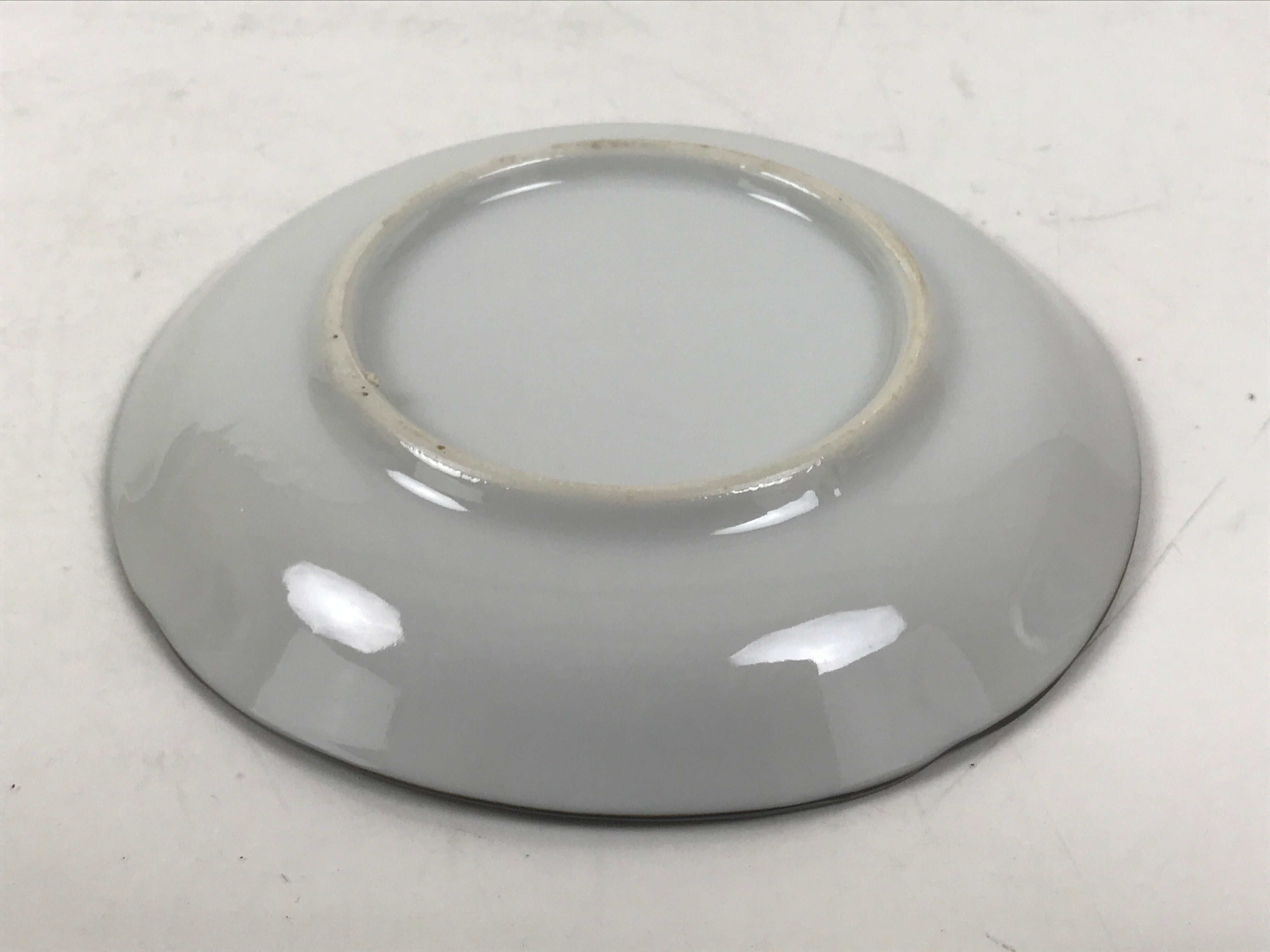 Japanese Porcelain Small Plate Kozara Vtg Sara Morning Glory Asagao Blue Y359