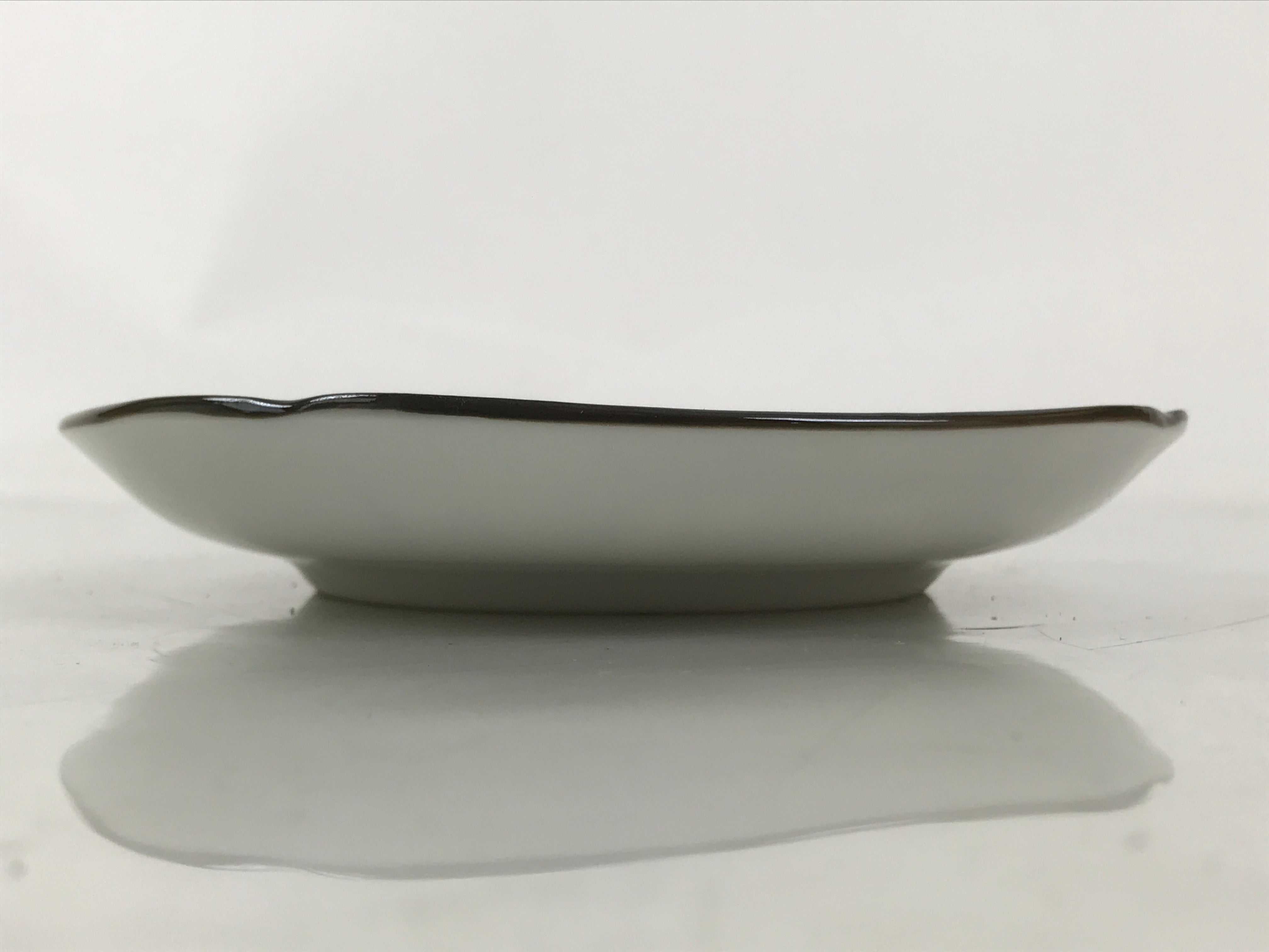 Japanese Porcelain Small Plate Kozara Vtg Sara Morning Glory Asagao Blue Y359