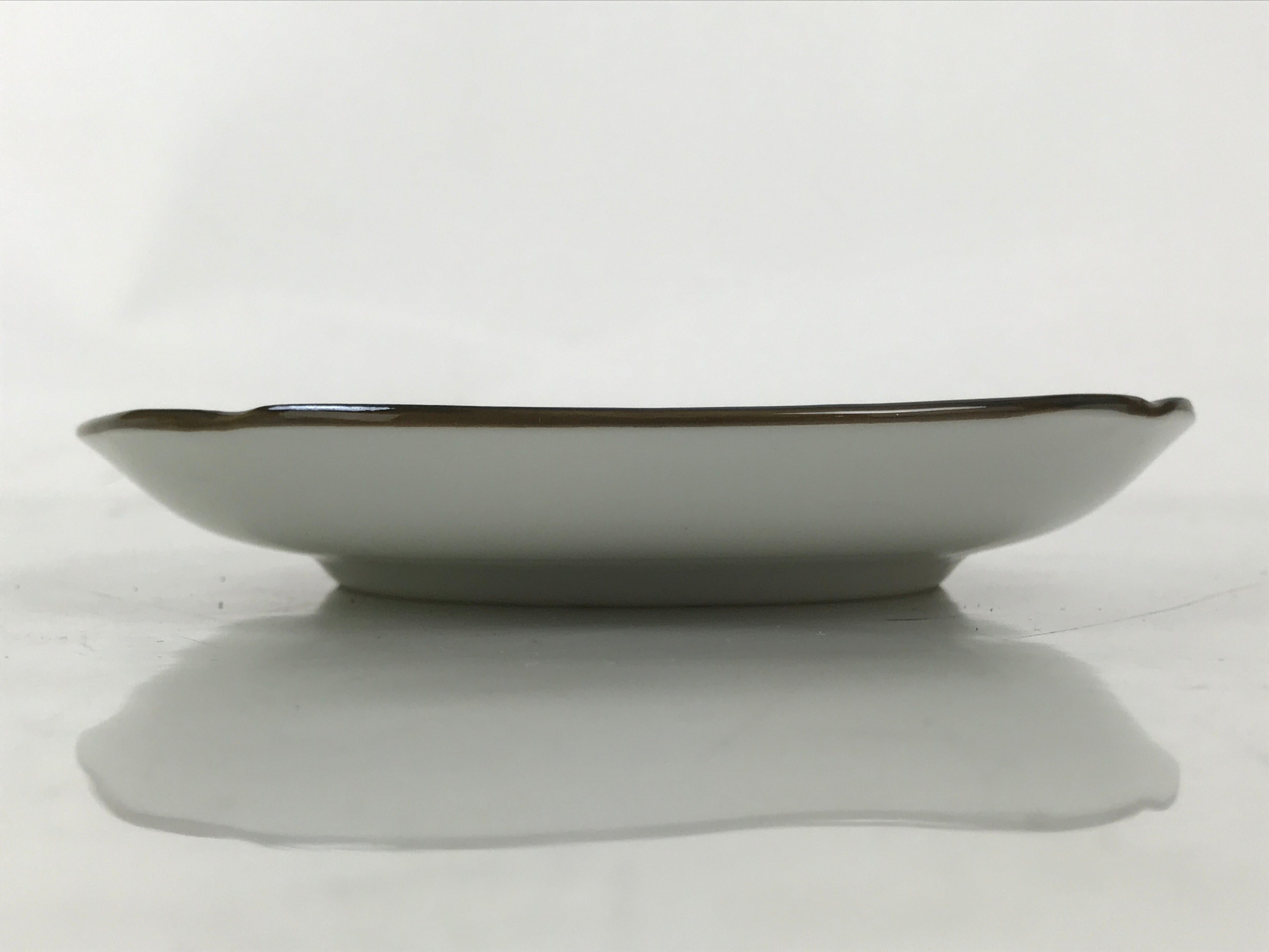 Japanese Porcelain Small Plate Kozara Vtg Sara Morning Glory Asagao Blue Y359