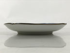 Japanese Porcelain Small Plate Kozara Vtg Sara Morning Glory Asagao Blue Y359