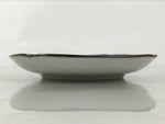 Japanese Porcelain Small Plate Kozara Vtg Sara Morning Glory Asagao Blue Y359