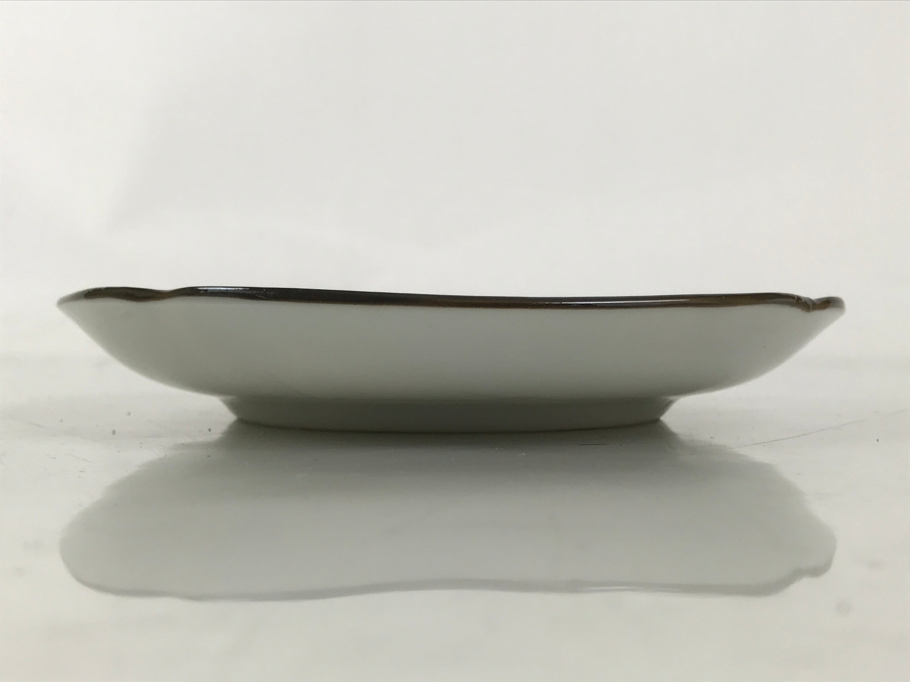 Japanese Porcelain Small Plate Kozara Vtg Sara Morning Glory Asagao Blue Y359