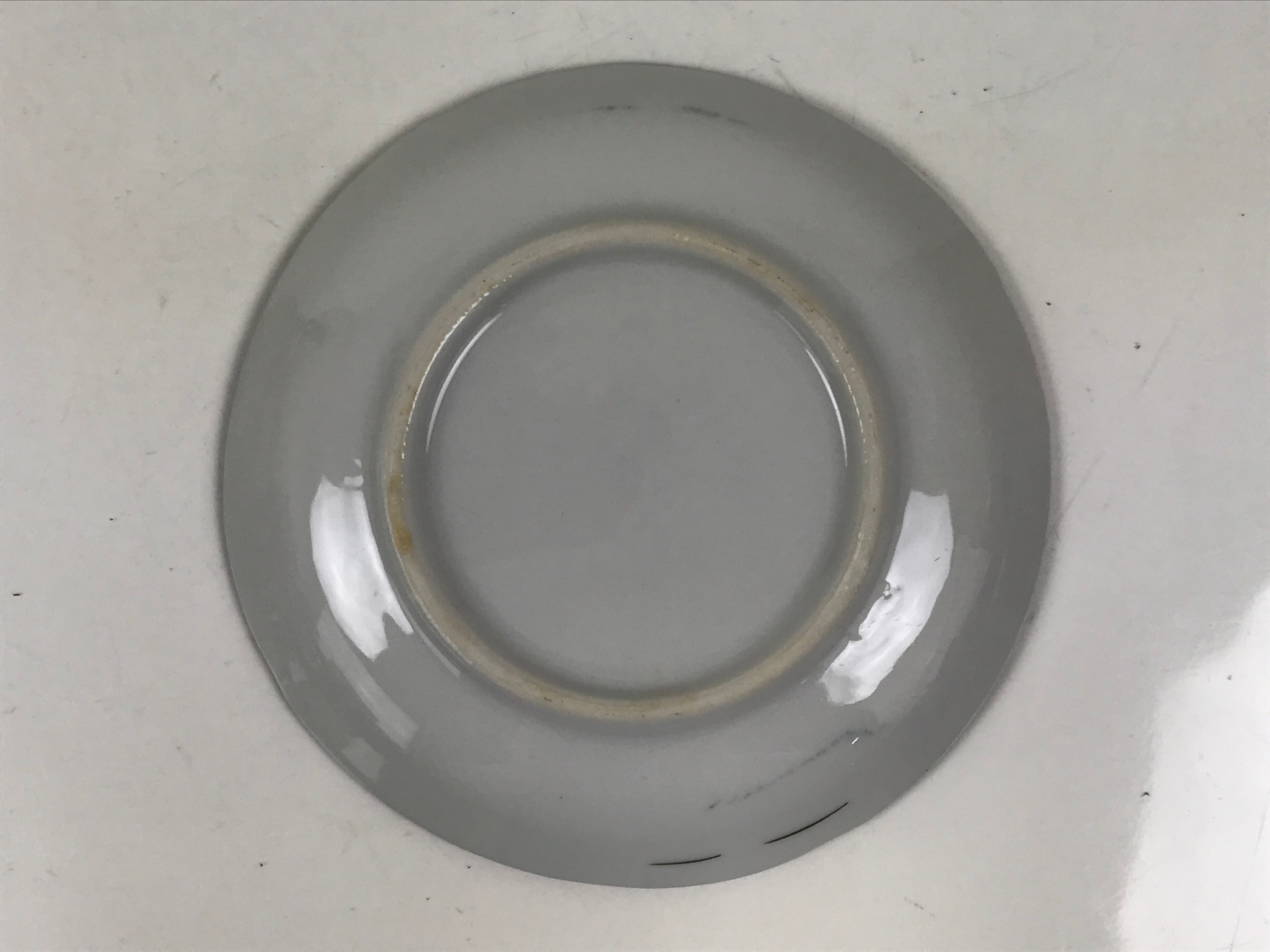 Japanese Porcelain Small Plate Kozara Vtg Sara Morning Glory Asagao Blue Y360