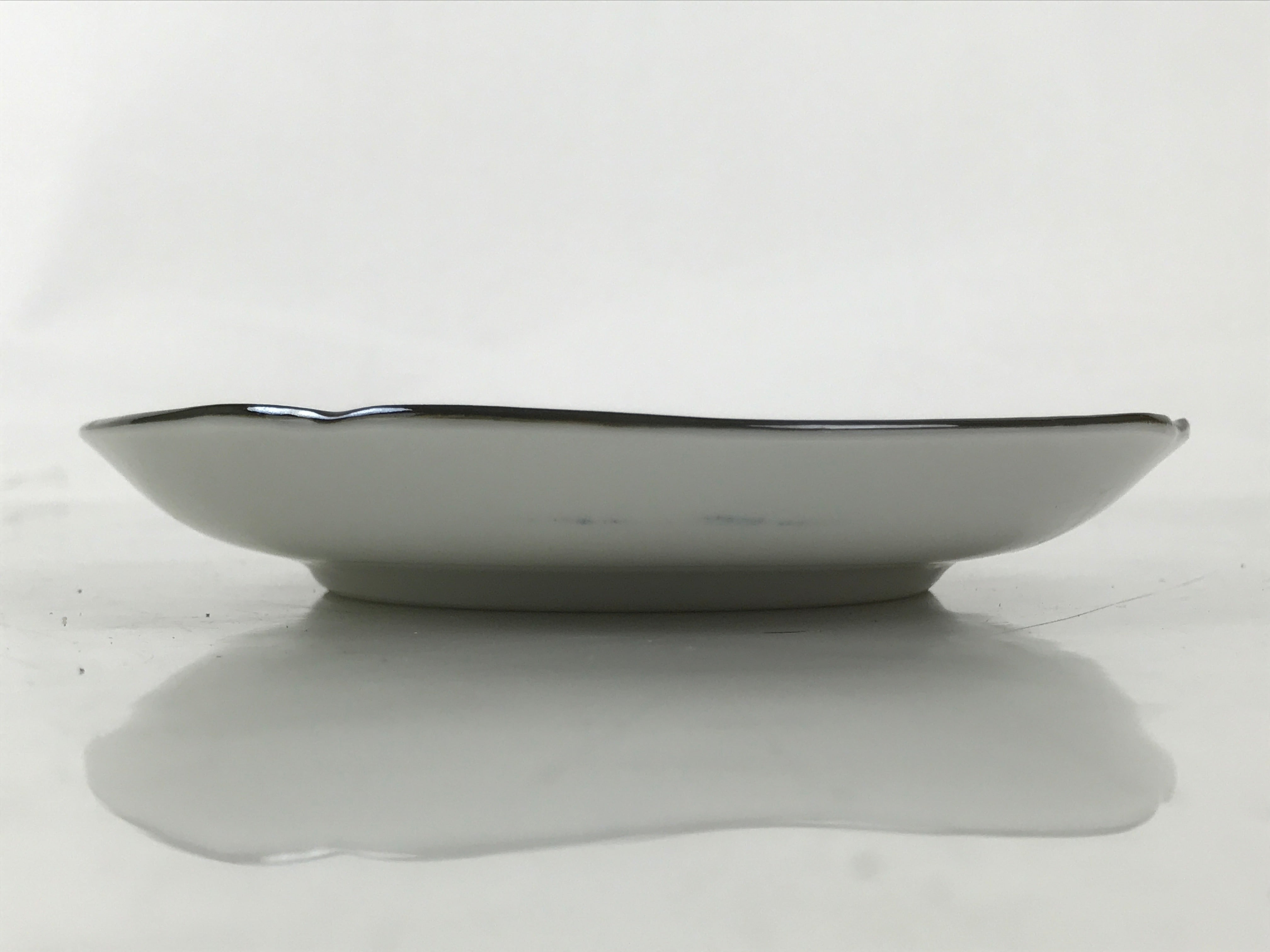 Japanese Porcelain Small Plate Kozara Vtg Sara Morning Glory Asagao Blue Y360