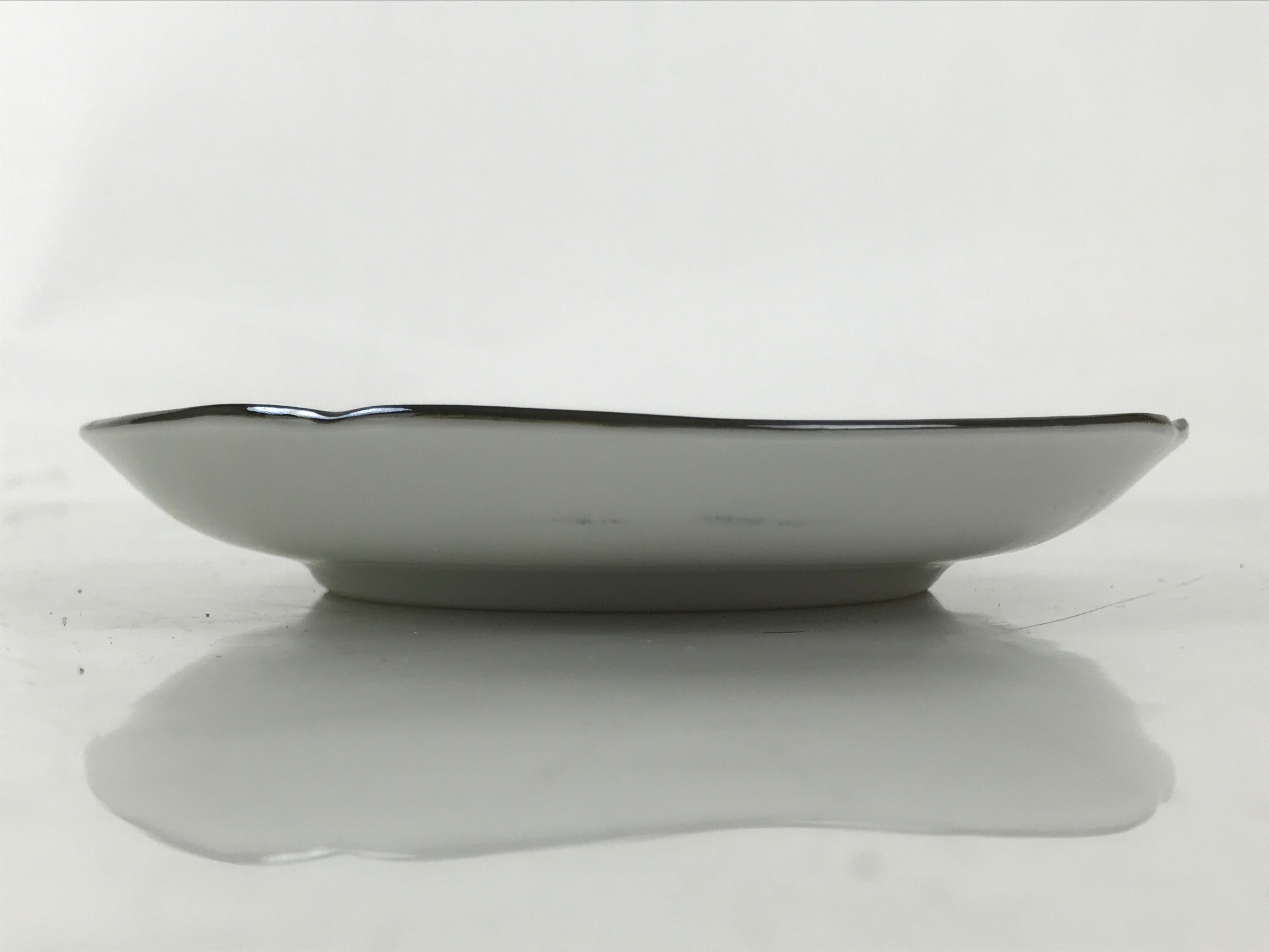 Japanese Porcelain Small Plate Kozara Vtg Sara Morning Glory Asagao Blue Y360