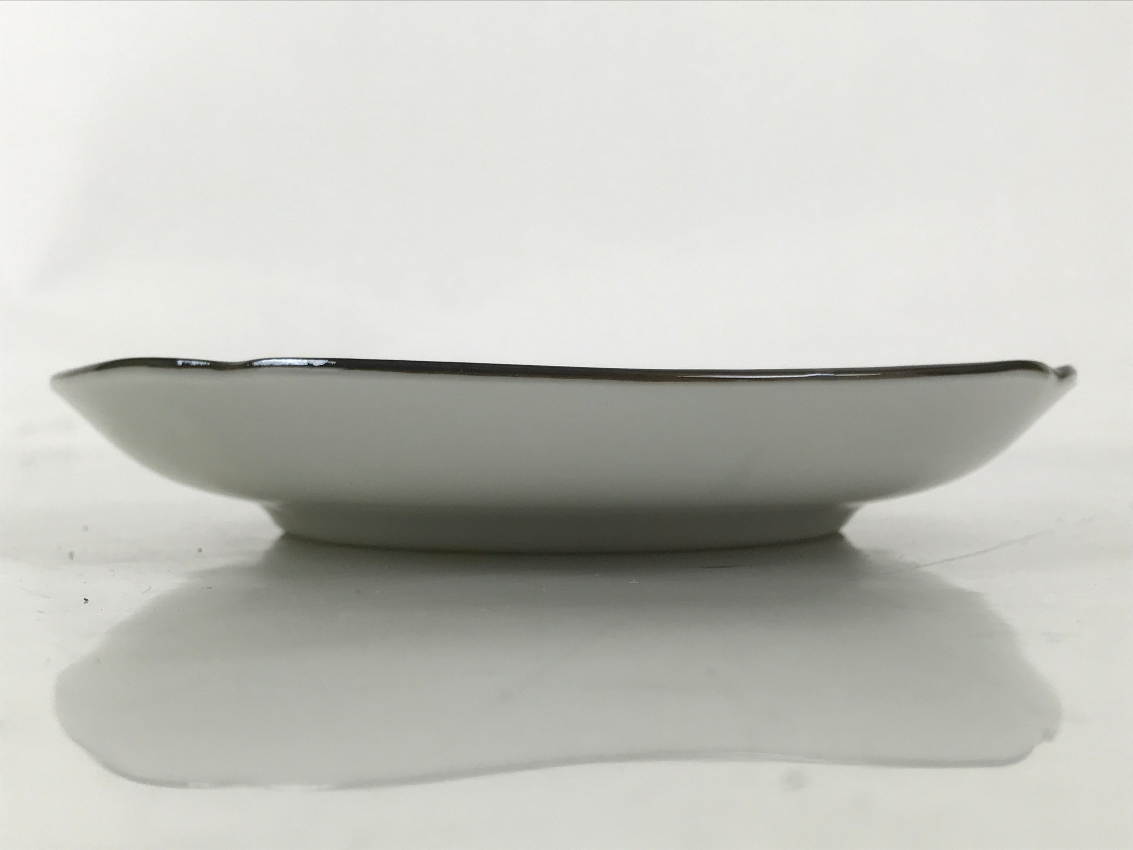 Japanese Porcelain Small Plate Kozara Vtg Sara Morning Glory Asagao Blue Y360