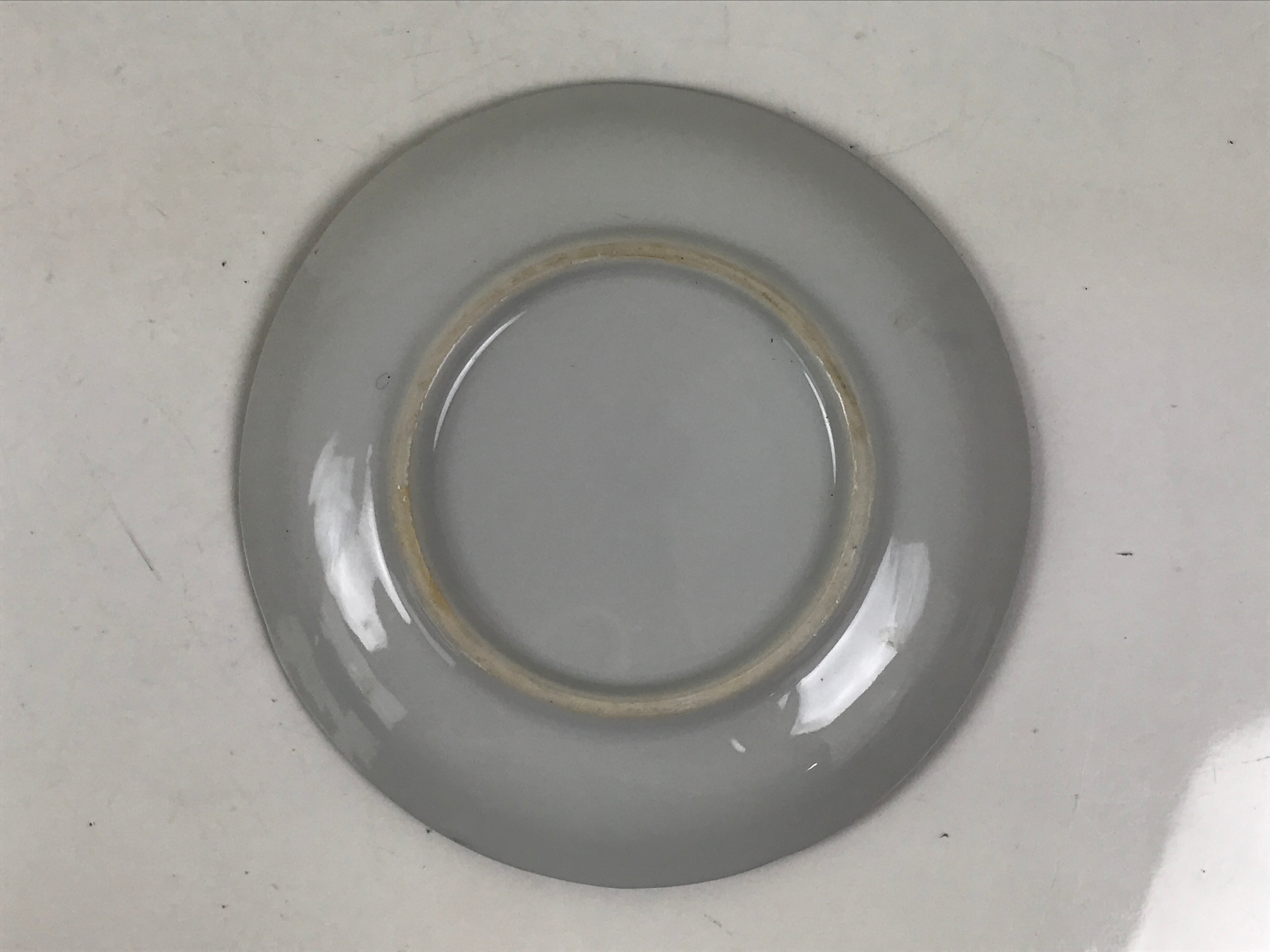 Japanese Porcelain Small Plate Kozara Vtg Sara Morning Glory Asagao Blue Y361
