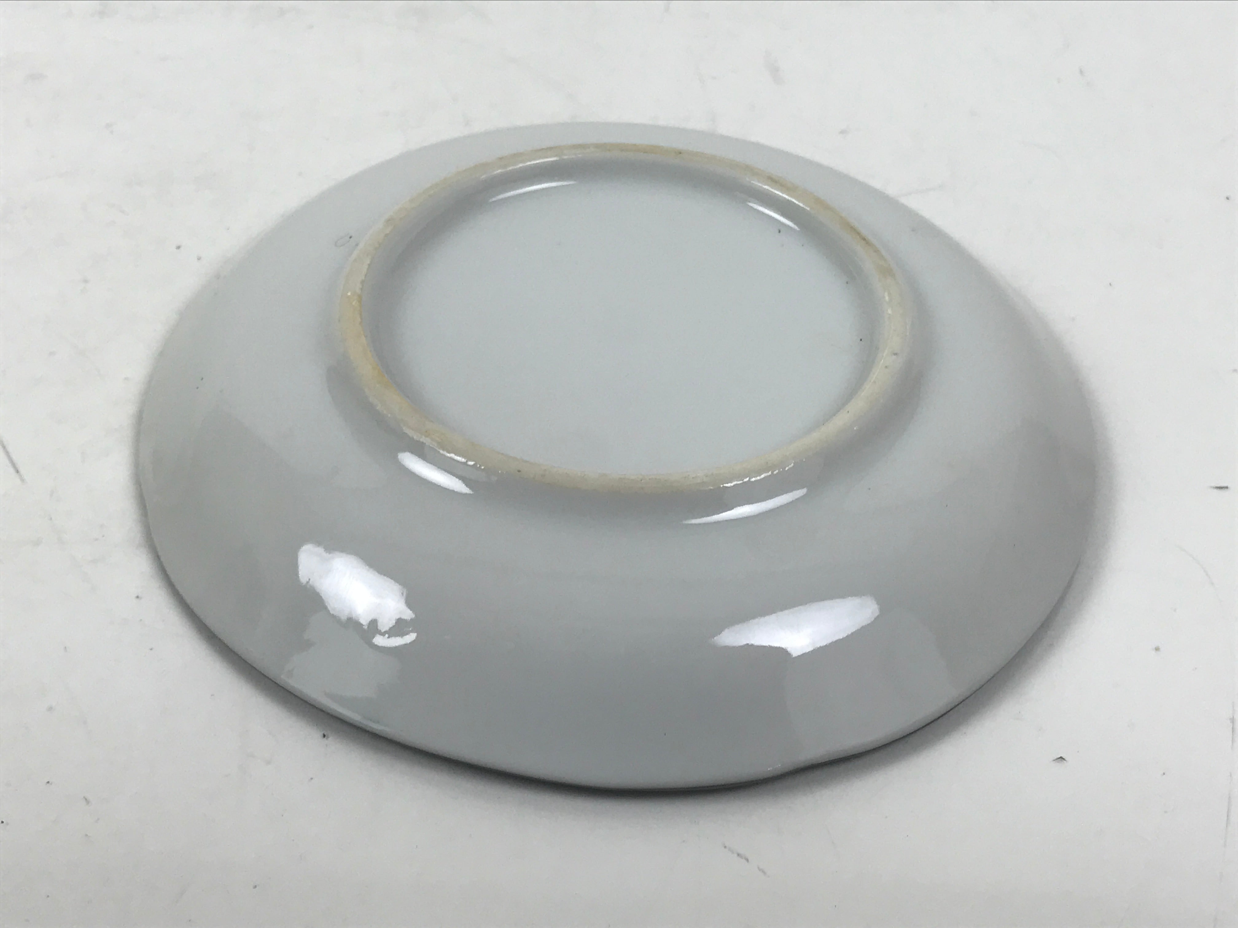 Japanese Porcelain Small Plate Kozara Vtg Sara Morning Glory Asagao Blue Y361