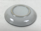 Japanese Porcelain Small Plate Kozara Vtg Sara Morning Glory Asagao Blue Y361