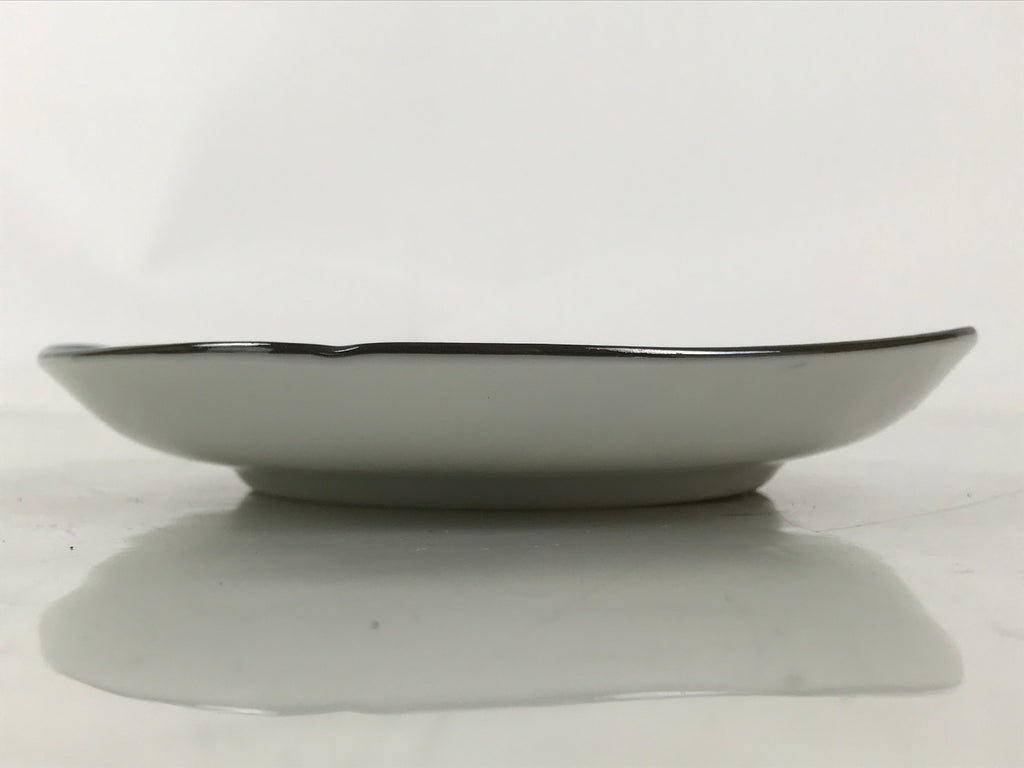 Japanese Porcelain Small Plate Kozara Vtg Sara Morning Glory Asagao Blue Y361