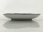 Japanese Porcelain Small Plate Kozara Vtg Sara Morning Glory Asagao Blue Y361