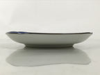 Japanese Porcelain Small Plate Kozara Vtg Sara Morning Glory Asagao Blue Y361