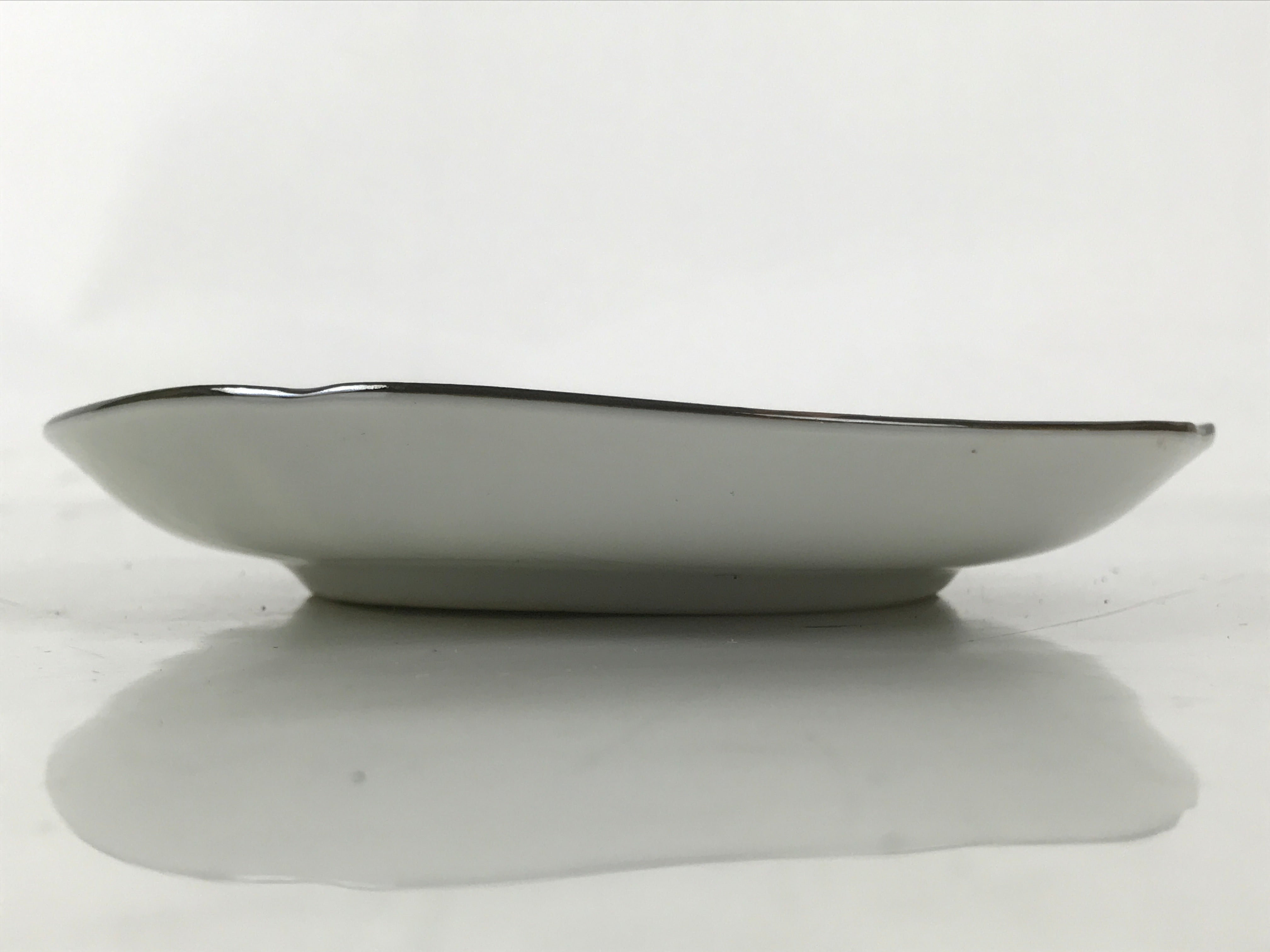 Japanese Porcelain Small Plate Kozara Vtg Sara Morning Glory Asagao Blue Y361