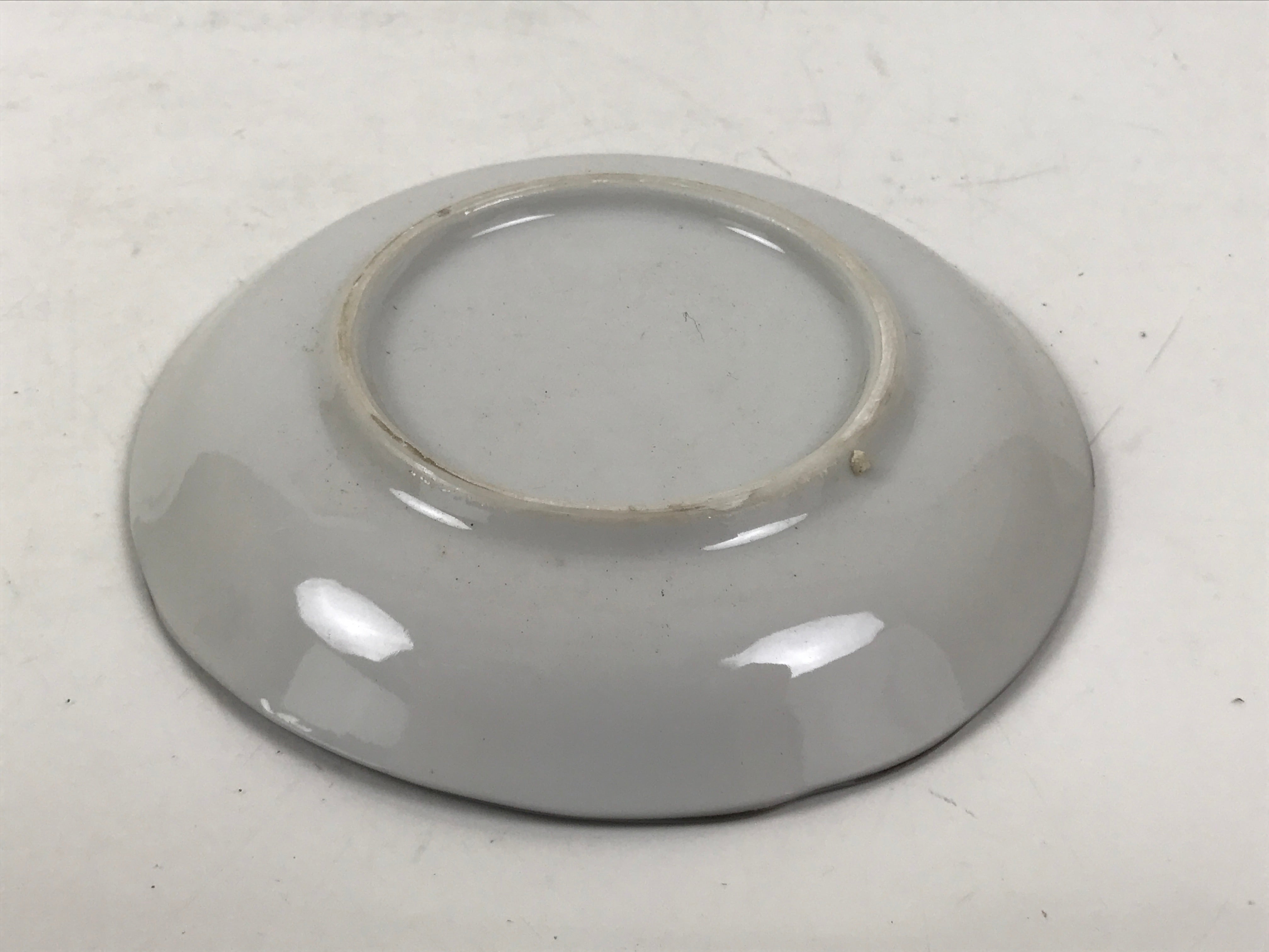 Japanese Porcelain Small Plate Kozara Vtg Sara Morning Glory Asagao Blue Y362