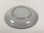 Japanese Porcelain Small Plate Kozara Vtg Sara Morning Glory Asagao Blue Y362