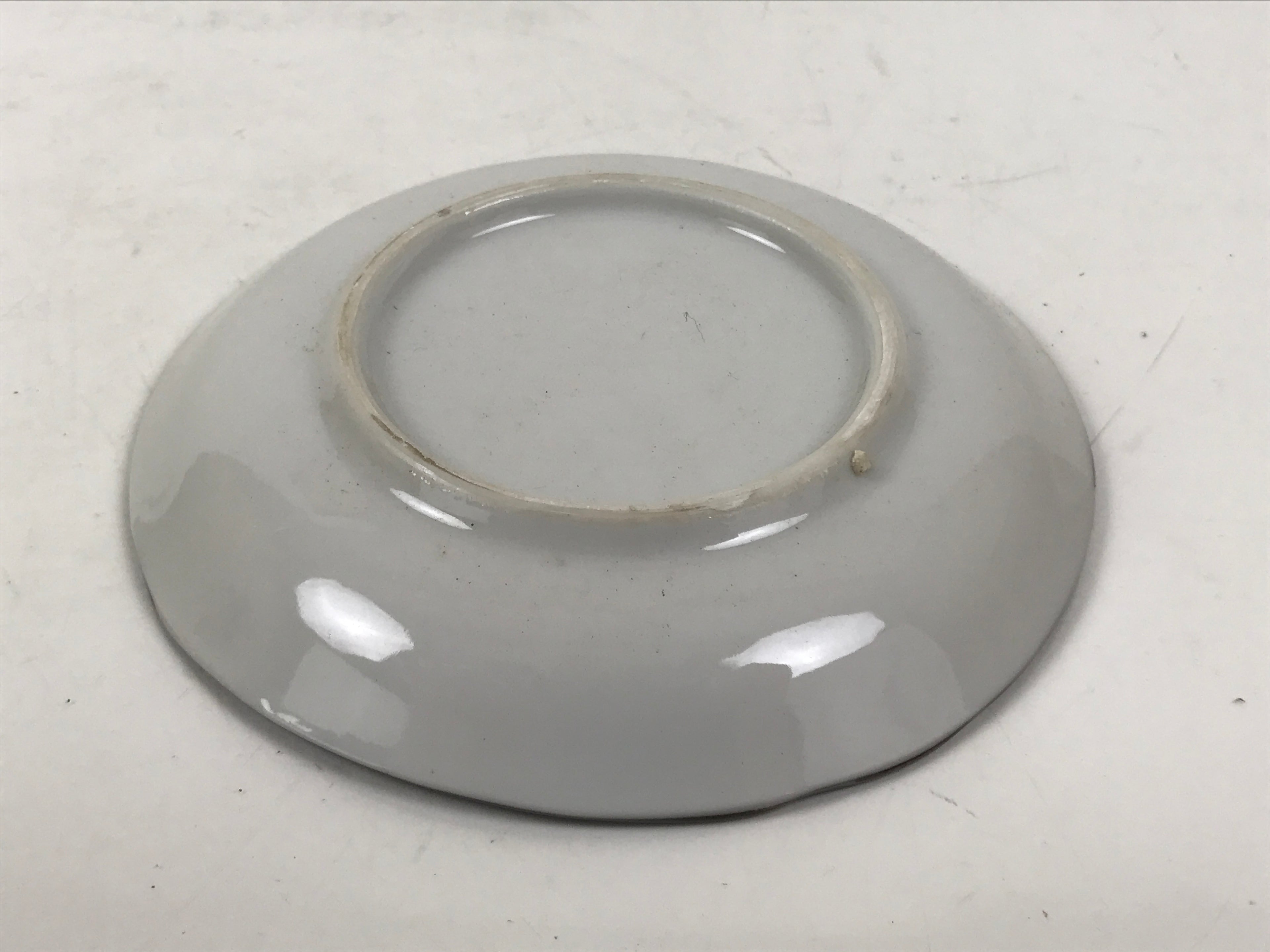 Japanese Porcelain Small Plate Kozara Vtg Sara Morning Glory Asagao Blue Y362