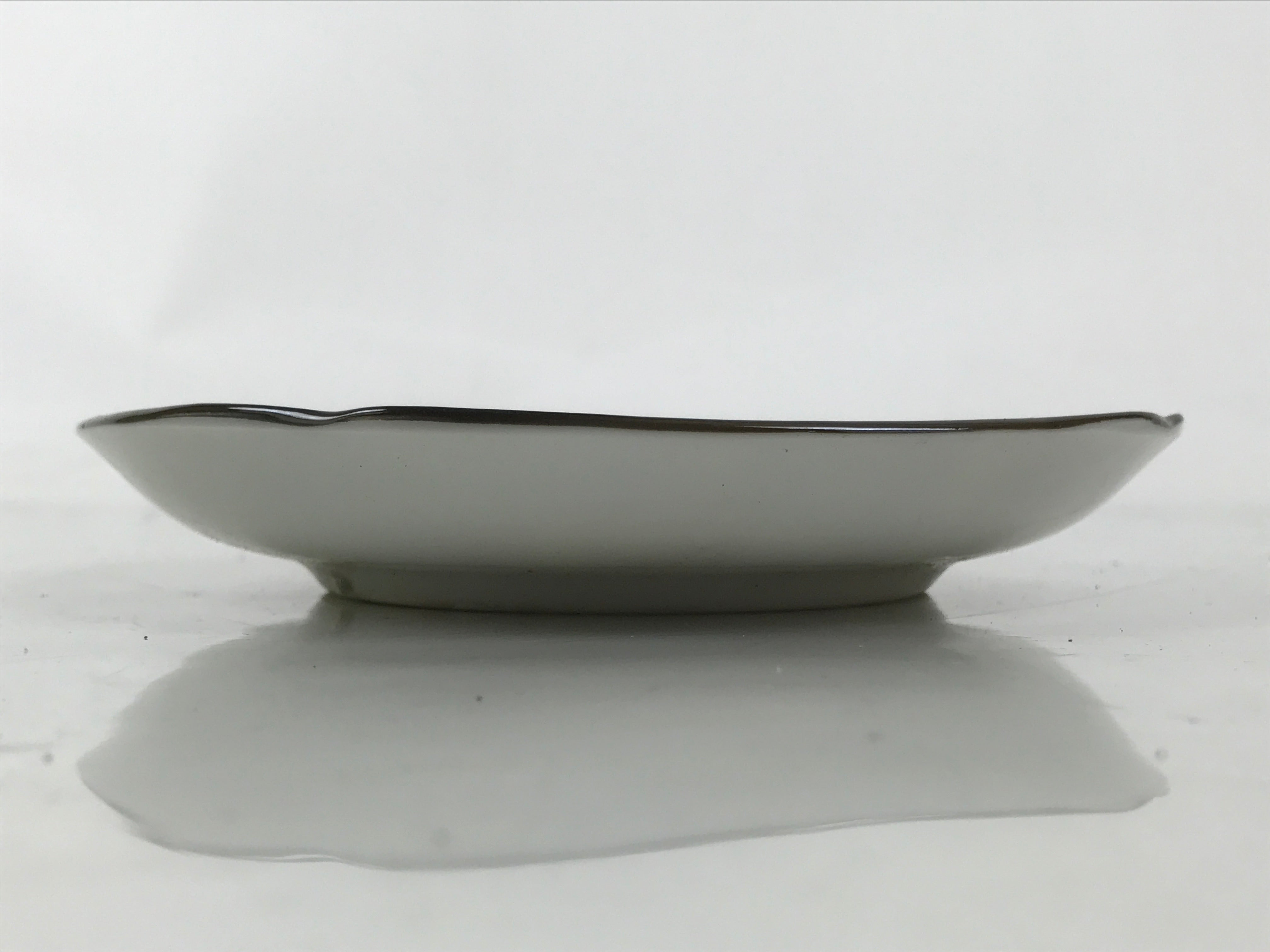 Japanese Porcelain Small Plate Kozara Vtg Sara Morning Glory Asagao Blue Y362