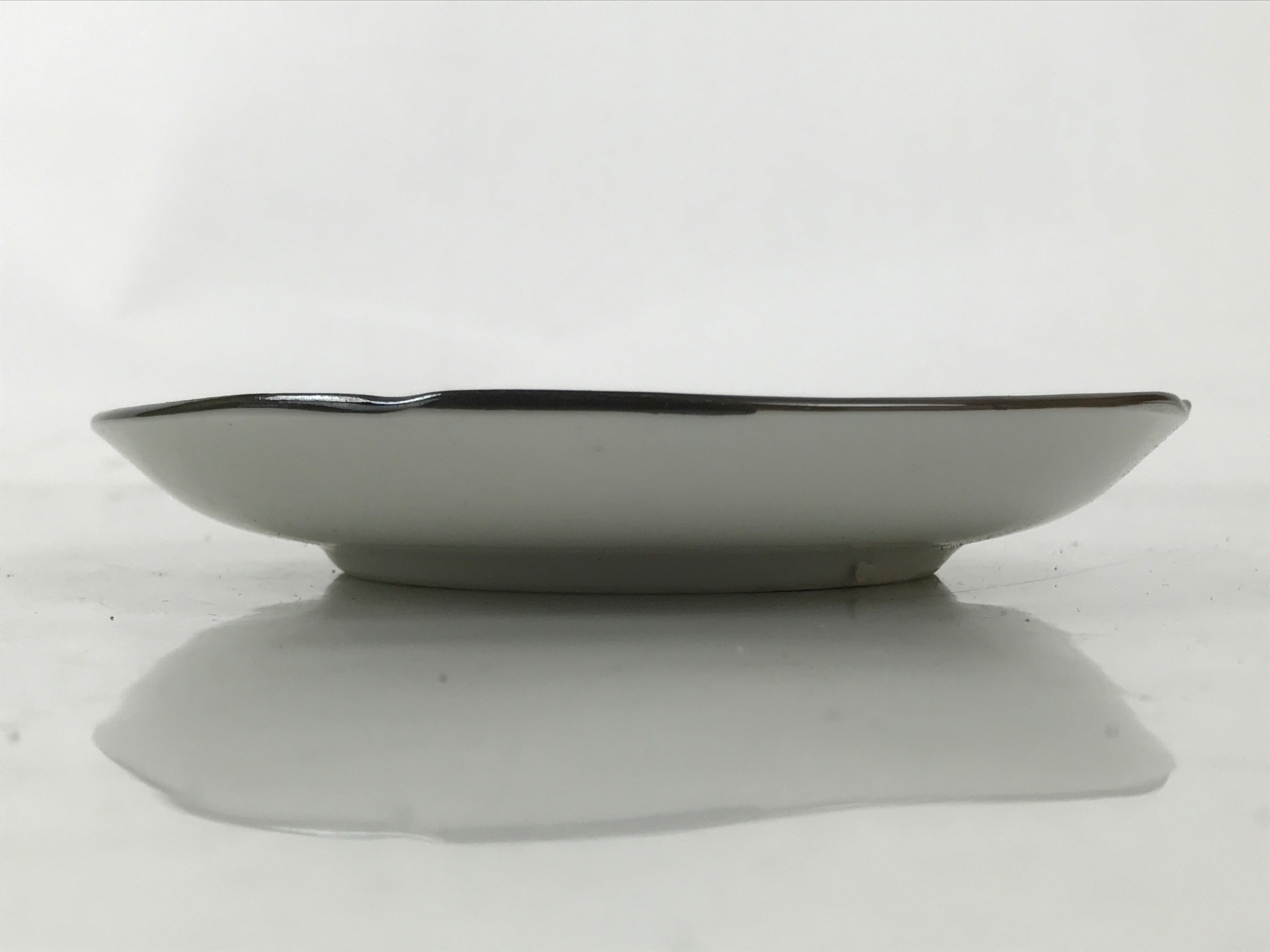 Japanese Porcelain Small Plate Kozara Vtg Sara Morning Glory Asagao Blue Y362