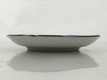 Japanese Porcelain Small Plate Kozara Vtg Sara Morning Glory Asagao Blue Y362