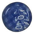 Japanese Porcelain Small Plate Kozara Vtg Sara Morning Glory Asagao Blue Y362