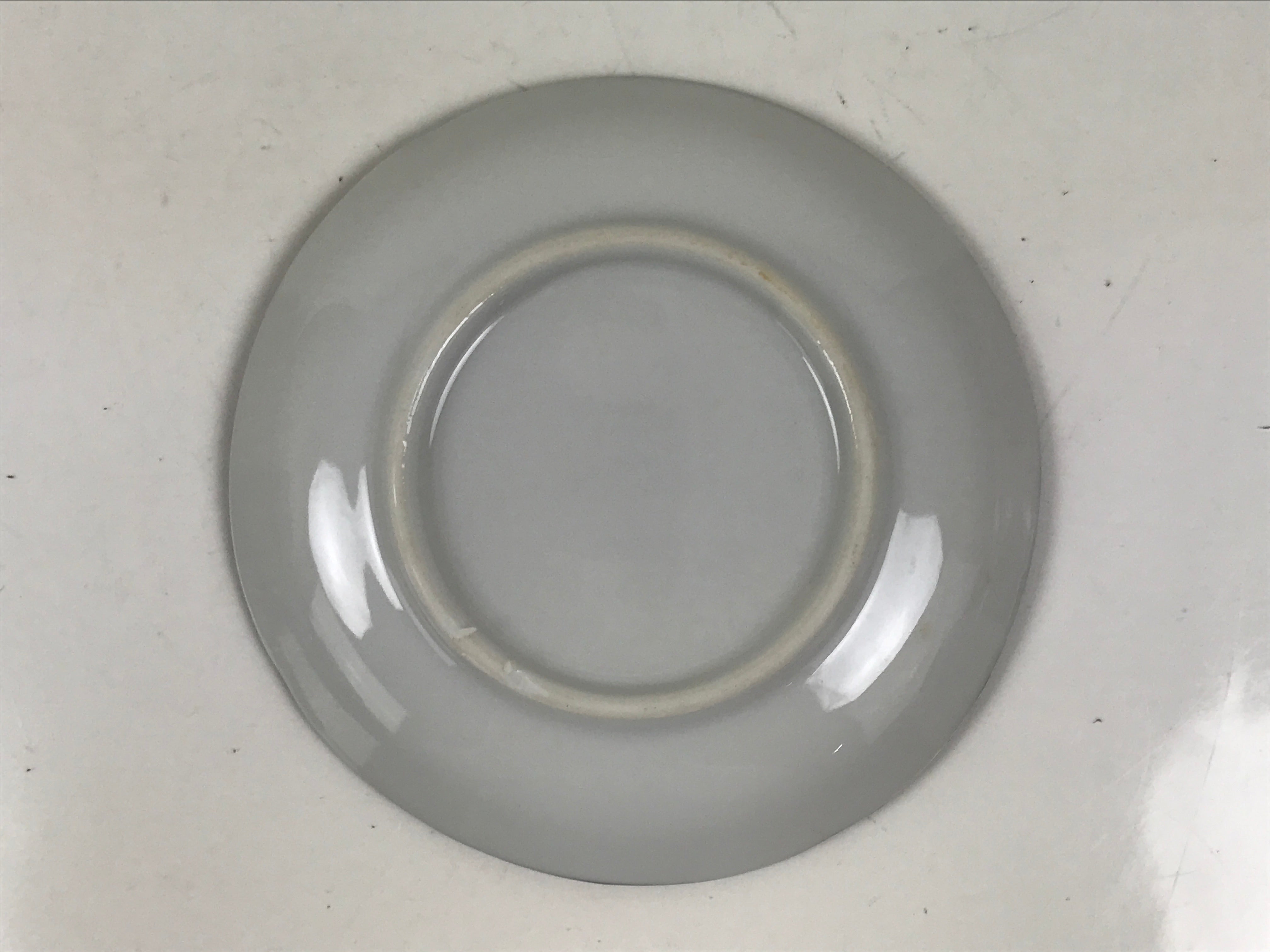 Japanese Porcelain Small Plate Kozara Vtg Sara Morning Glory Asagao Blue Y363