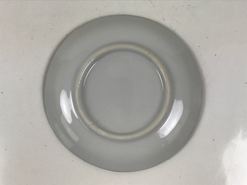 Japanese Porcelain Small Plate Kozara Vtg Sara Morning Glory Asagao Blue Y363