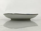 Japanese Porcelain Small Plate Kozara Vtg Sara Morning Glory Asagao Blue Y363