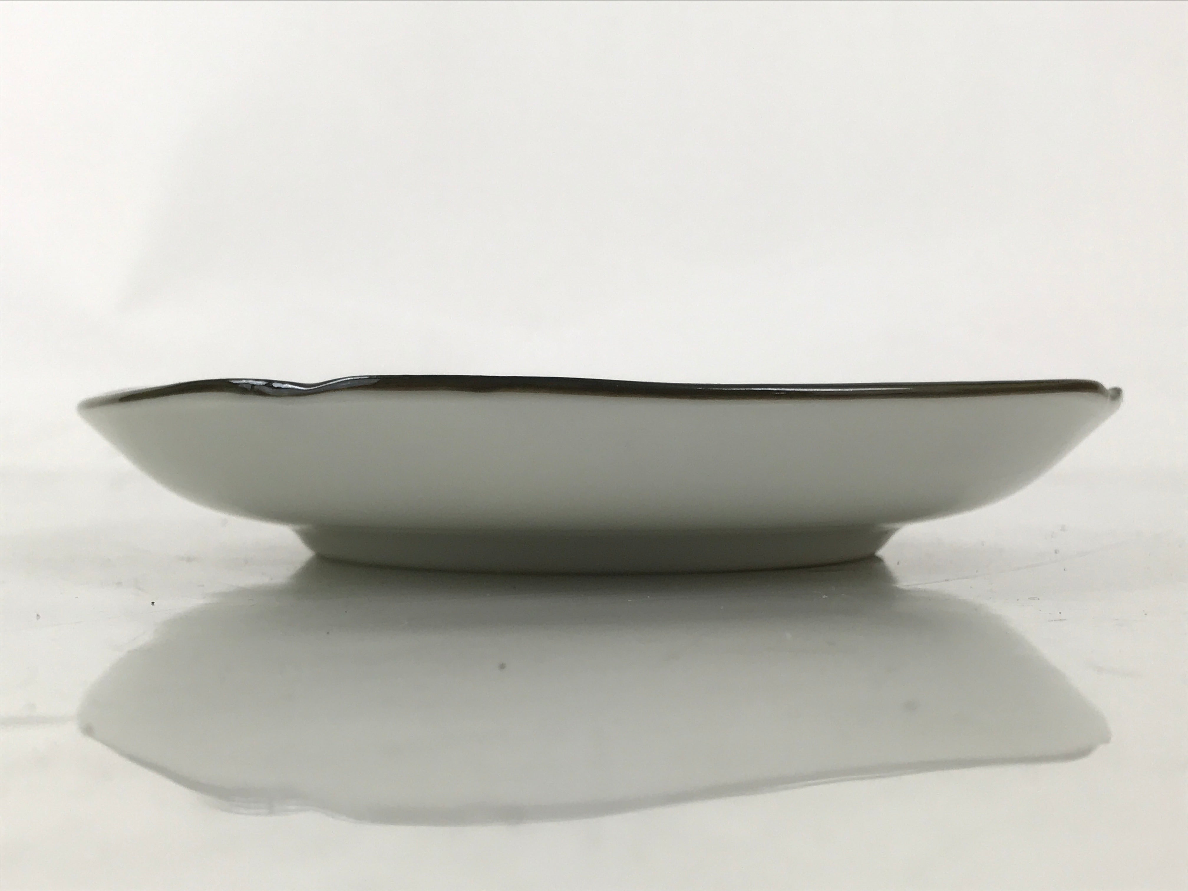 Japanese Porcelain Small Plate Kozara Vtg Sara Morning Glory Asagao Blue Y363