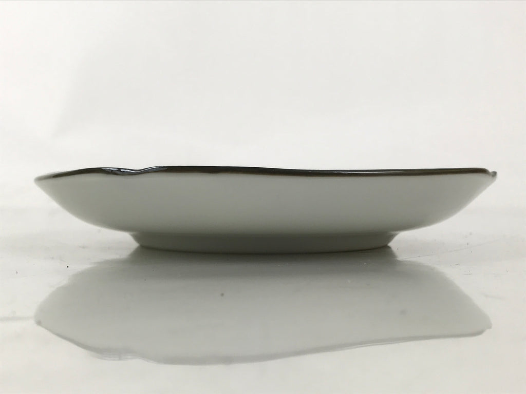 Japanese Porcelain Small Plate Kozara Vtg Sara Morning Glory Asagao Blue Y363