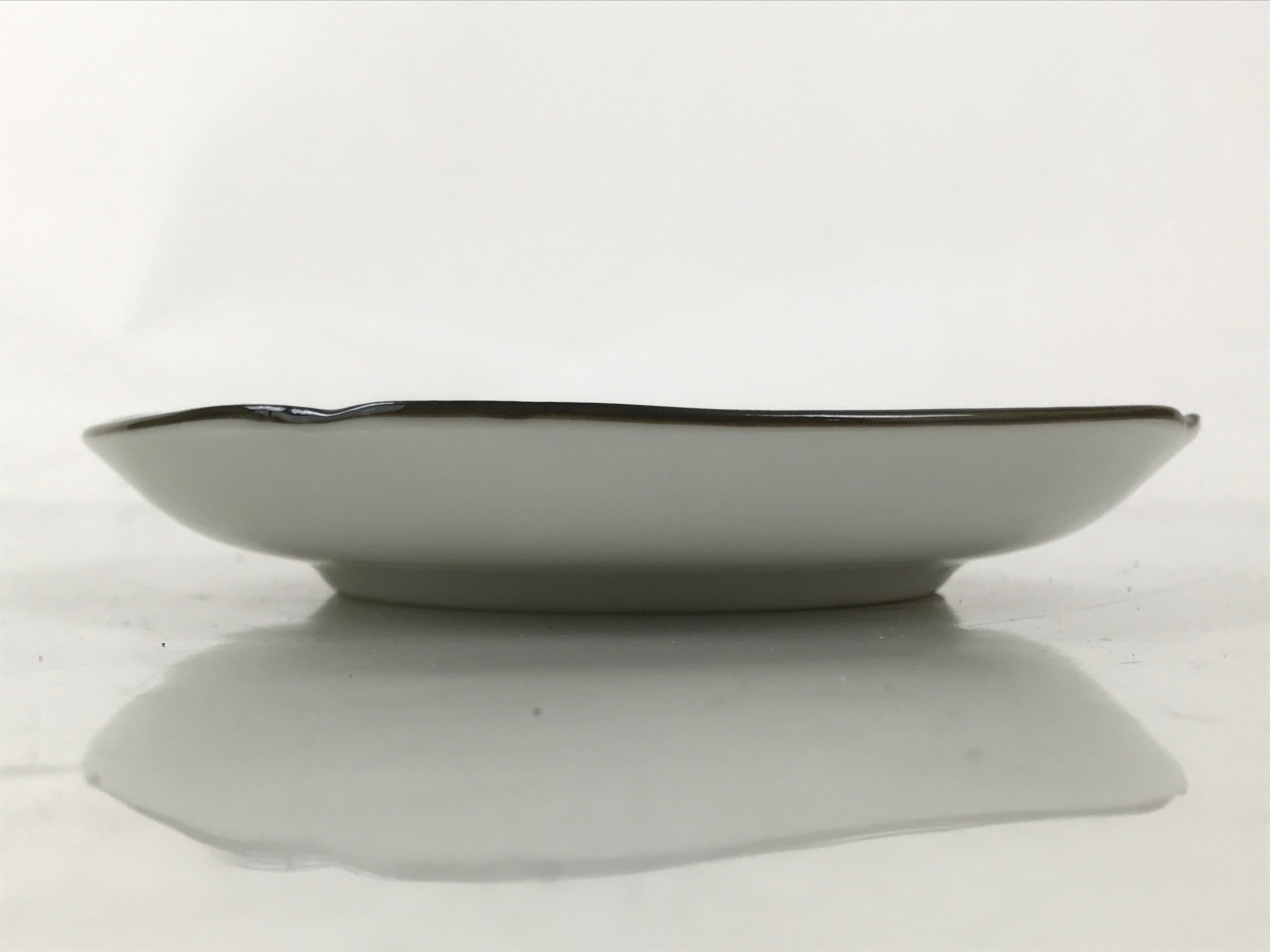 Japanese Porcelain Small Plate Kozara Vtg Sara Morning Glory Asagao Blue Y363
