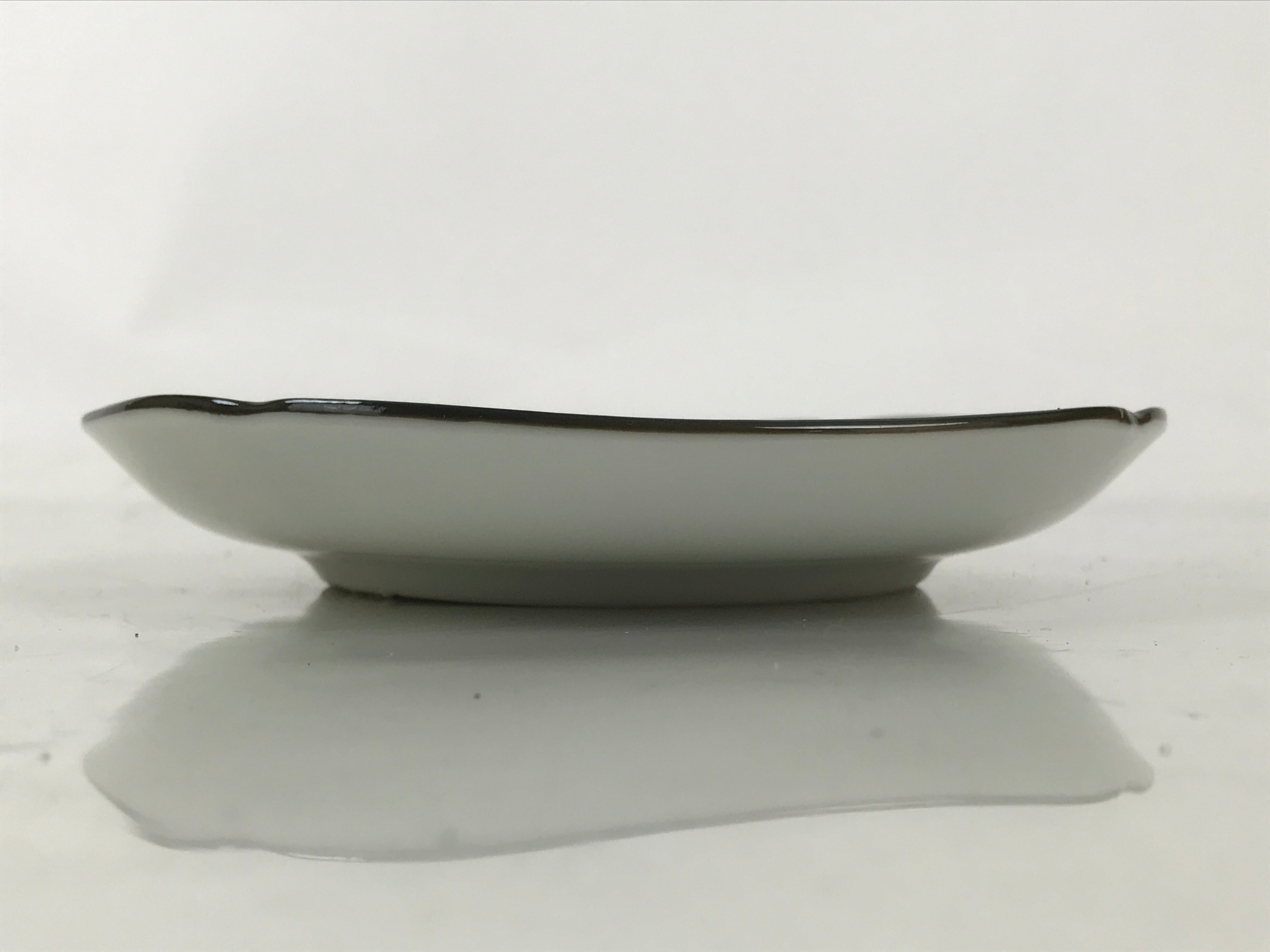 Japanese Porcelain Small Plate Kozara Vtg Sara Morning Glory Asagao Blue Y363