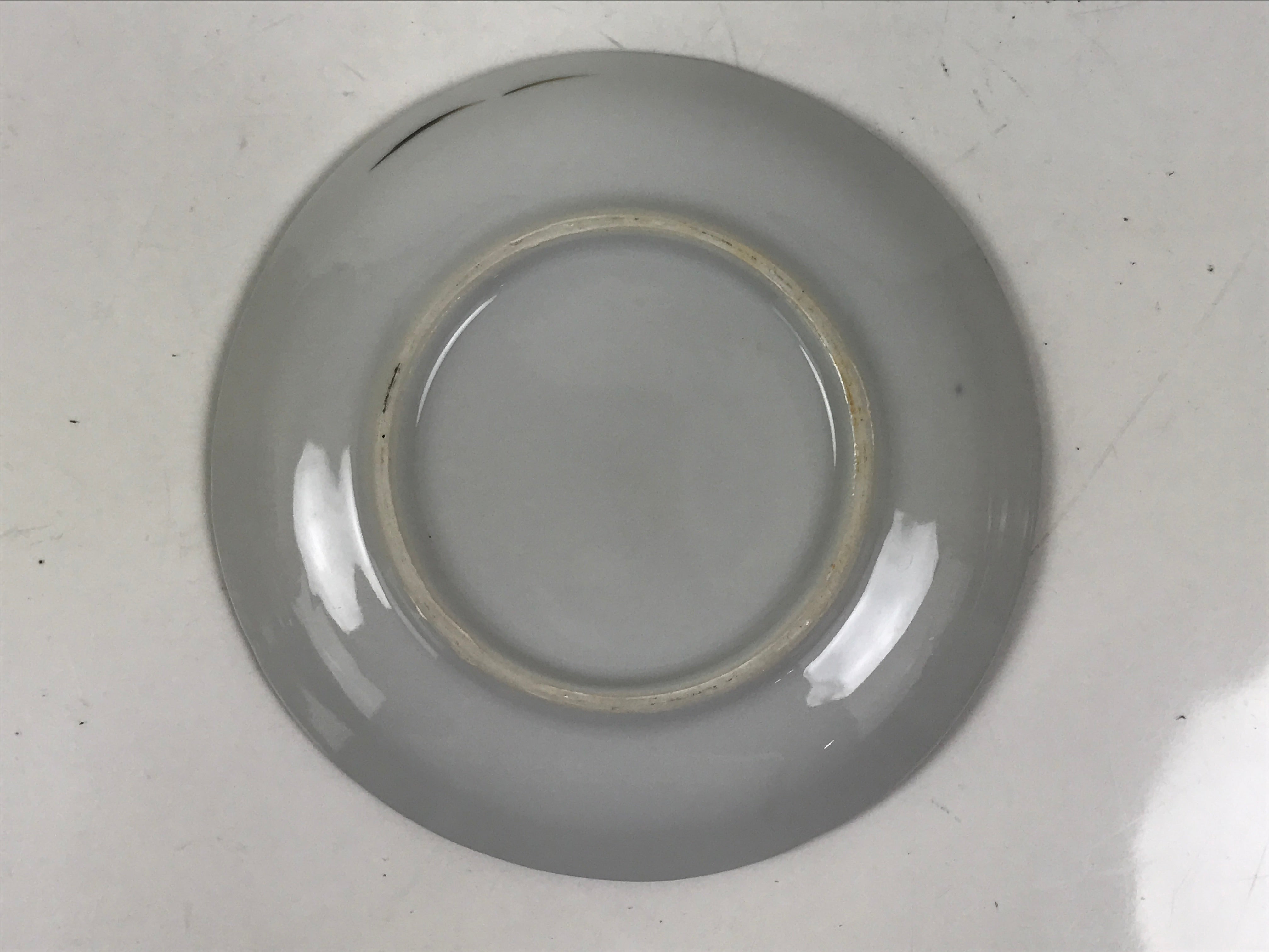 Japanese Porcelain Small Plate Kozara Vtg Sara Morning Glory Asagao Blue Y364