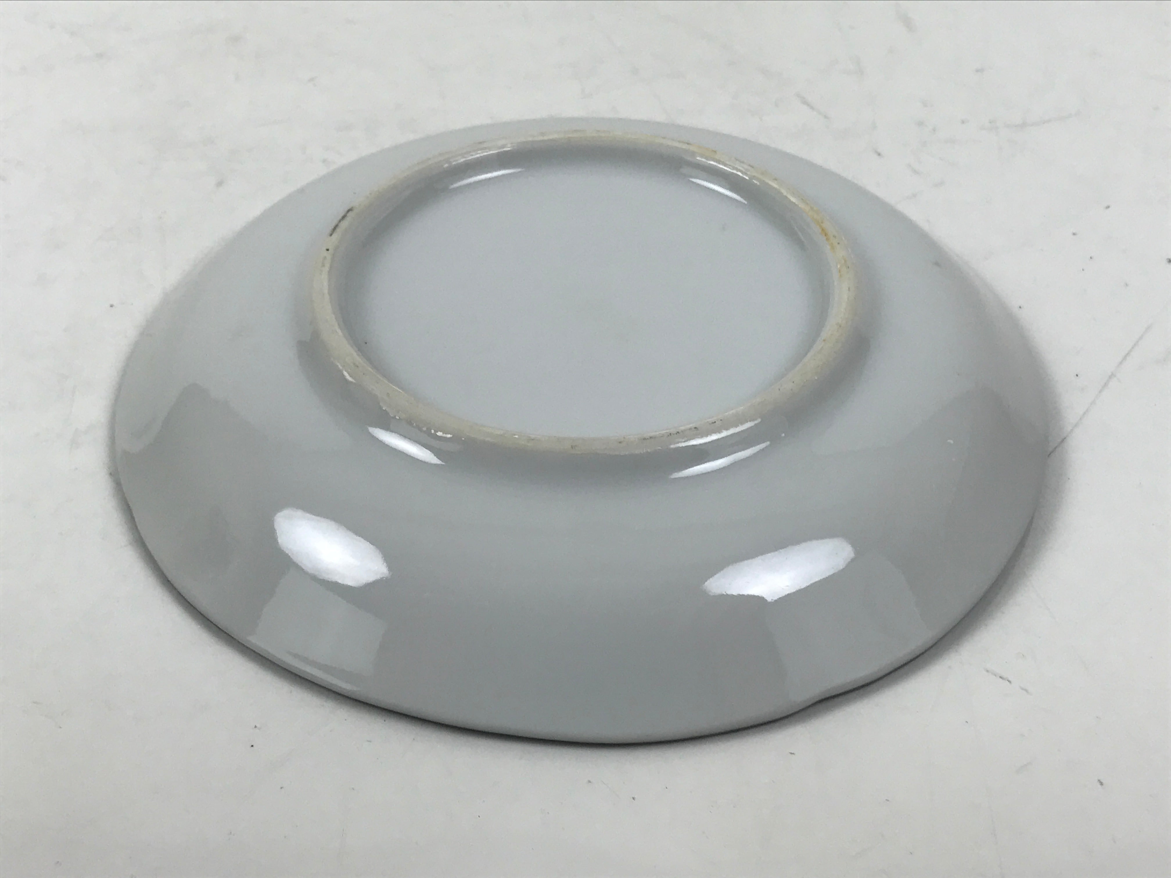 Japanese Porcelain Small Plate Kozara Vtg Sara Morning Glory Asagao Blue Y364