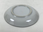 Japanese Porcelain Small Plate Kozara Vtg Sara Morning Glory Asagao Blue Y364