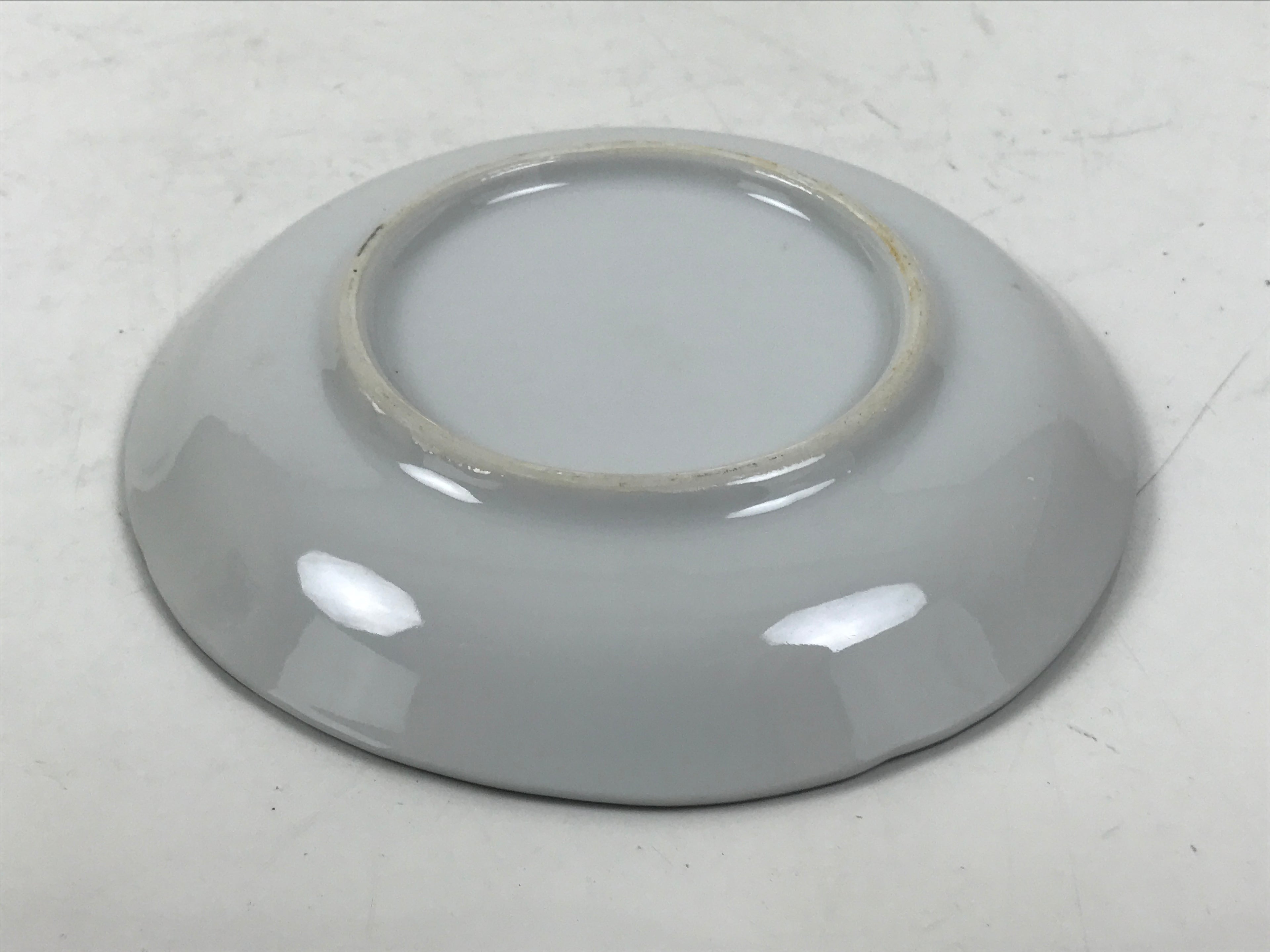 Japanese Porcelain Small Plate Kozara Vtg Sara Morning Glory Asagao Blue Y364