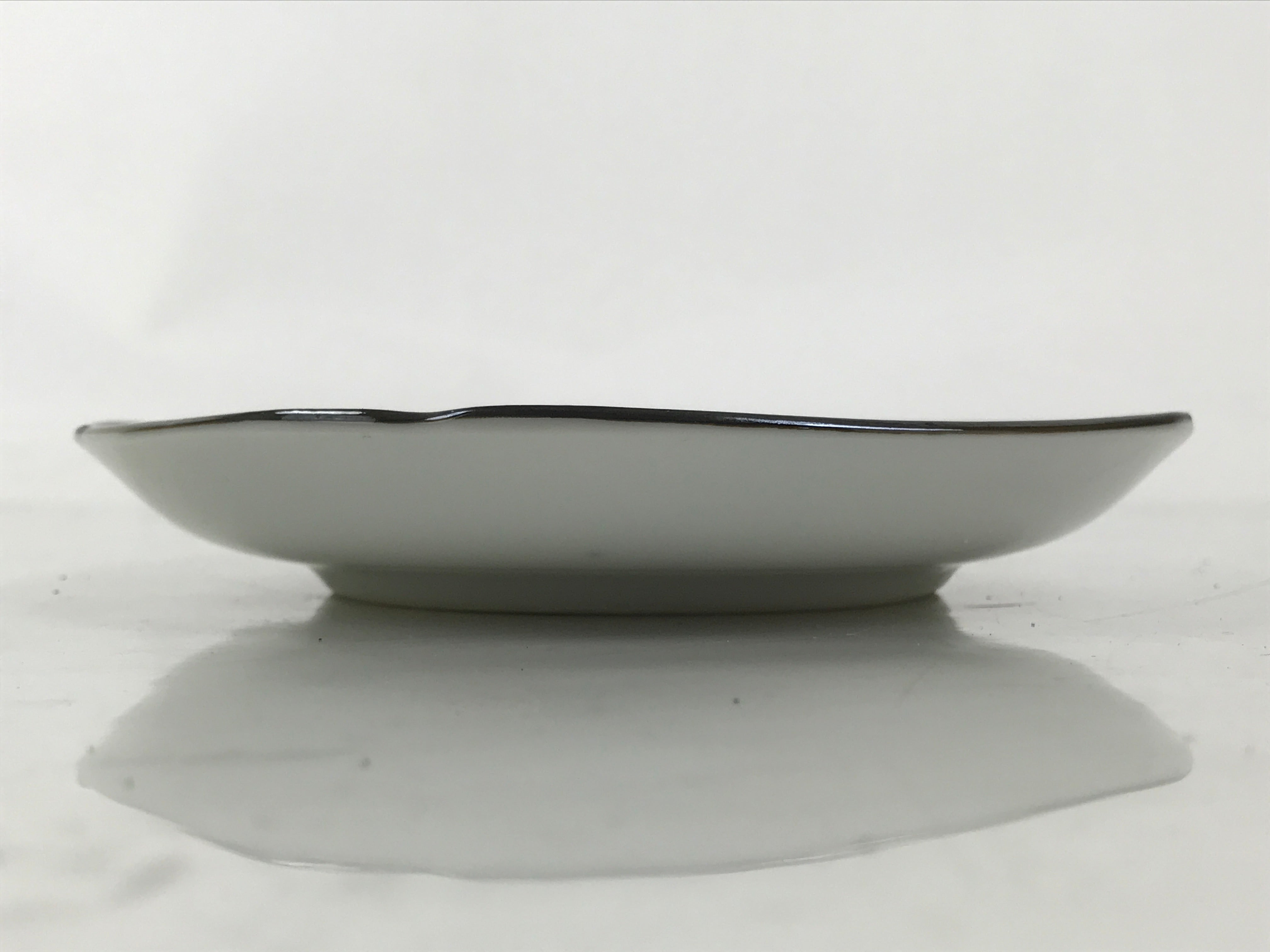 Japanese Porcelain Small Plate Kozara Vtg Sara Morning Glory Asagao Blue Y364