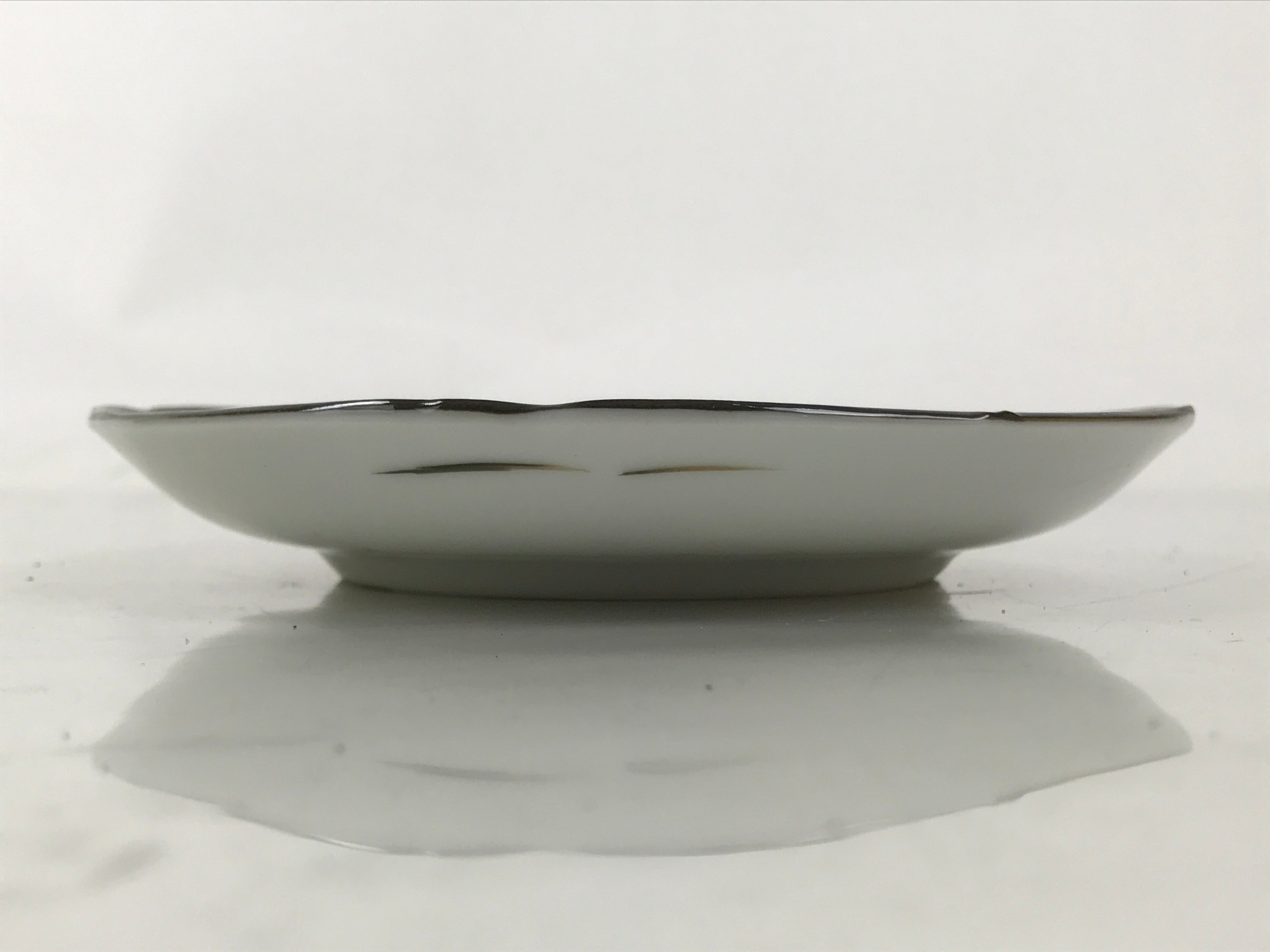 Japanese Porcelain Small Plate Kozara Vtg Sara Morning Glory Asagao Blue Y364