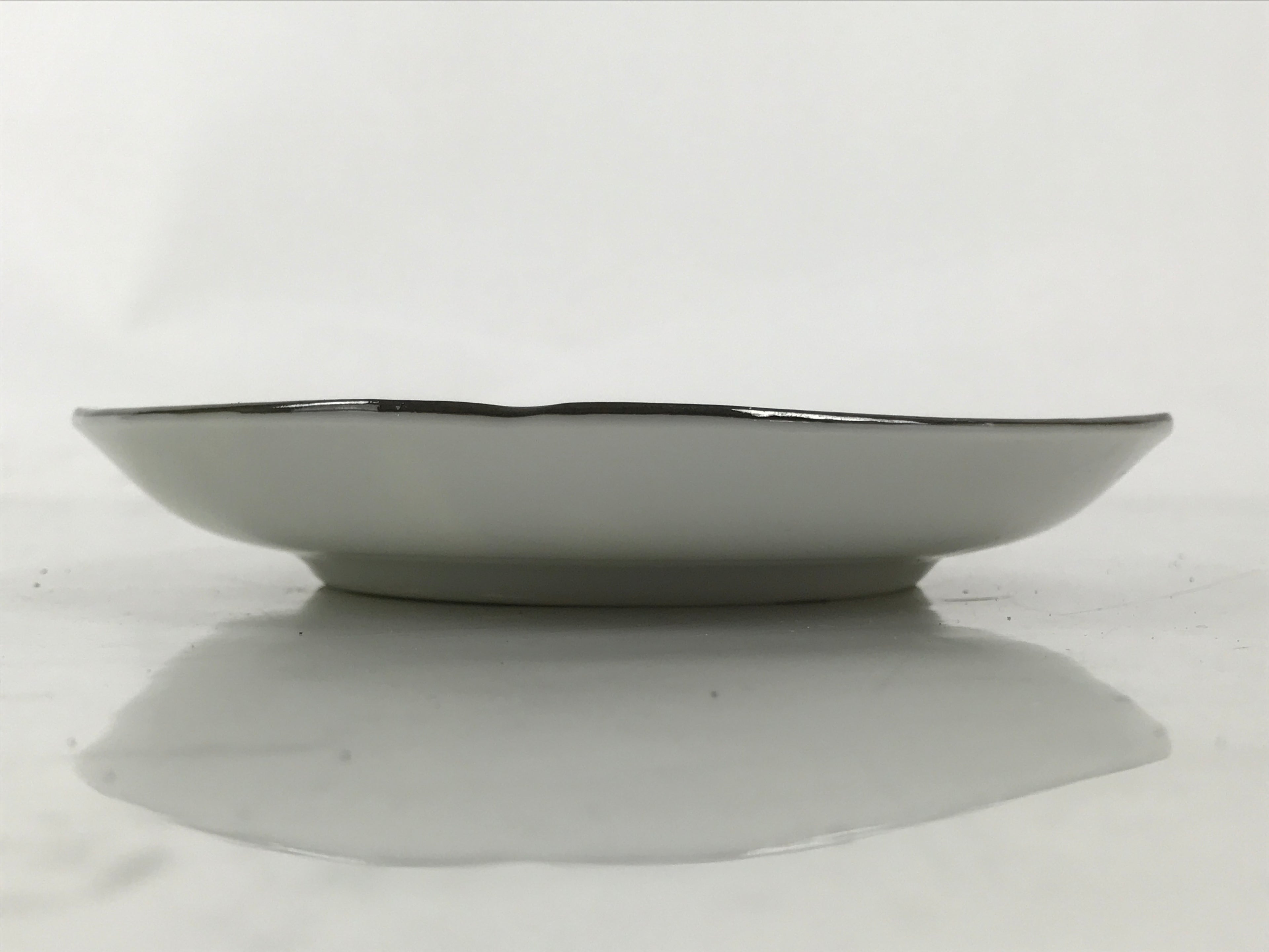 Japanese Porcelain Small Plate Kozara Vtg Sara Morning Glory Asagao Blue Y364