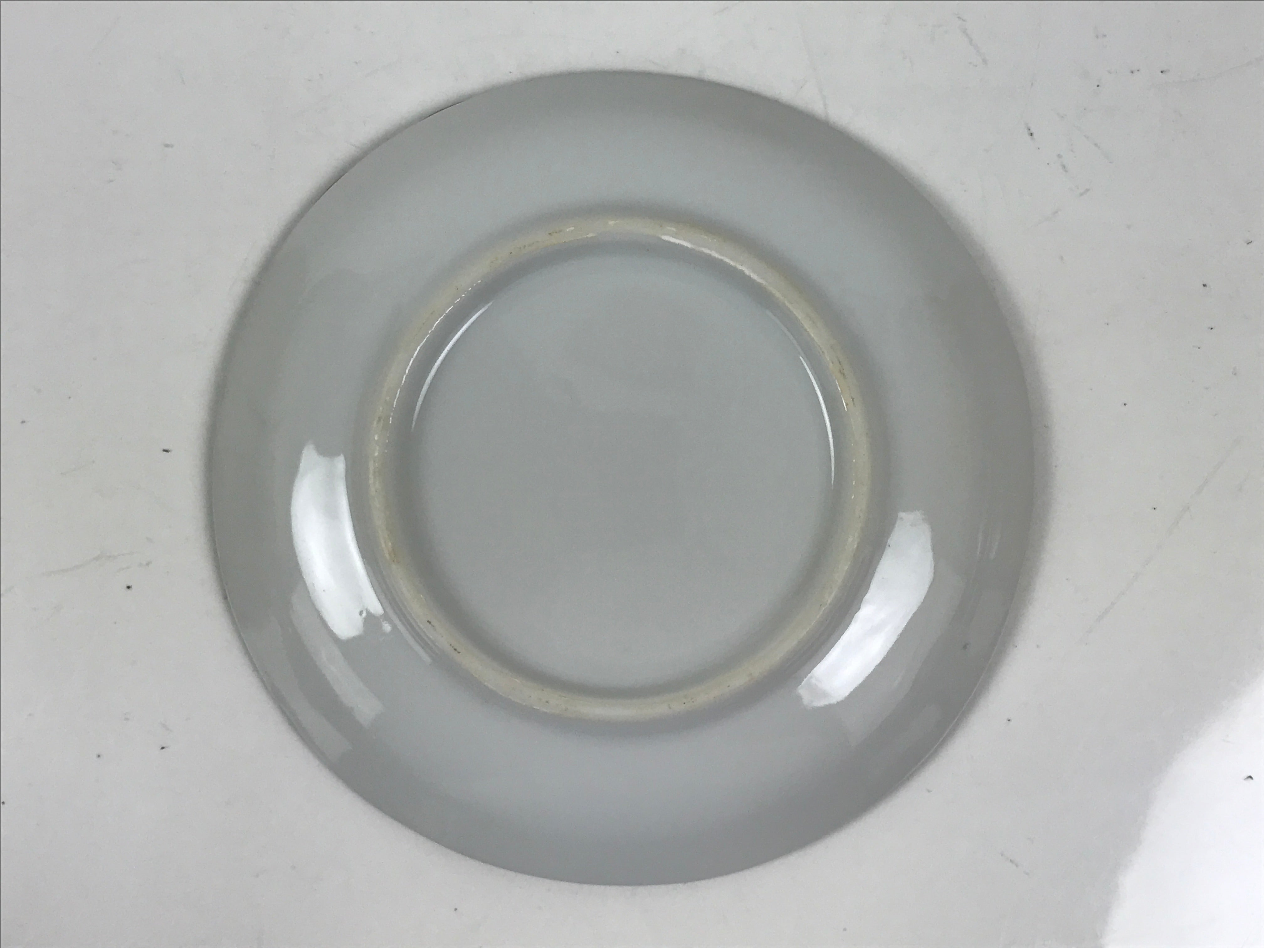 Japanese Porcelain Small Plate Kozara Vtg Sara Morning Glory Asagao Blue Y365